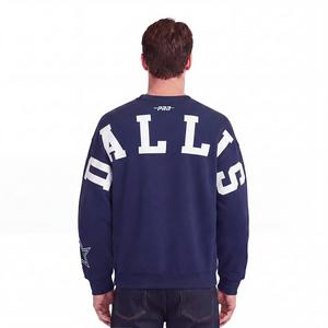 Pro Standard Men's NFL Dallas Cowboys Wingspan Drop Shoulder Fleece Crewneck - Navy - NAVY