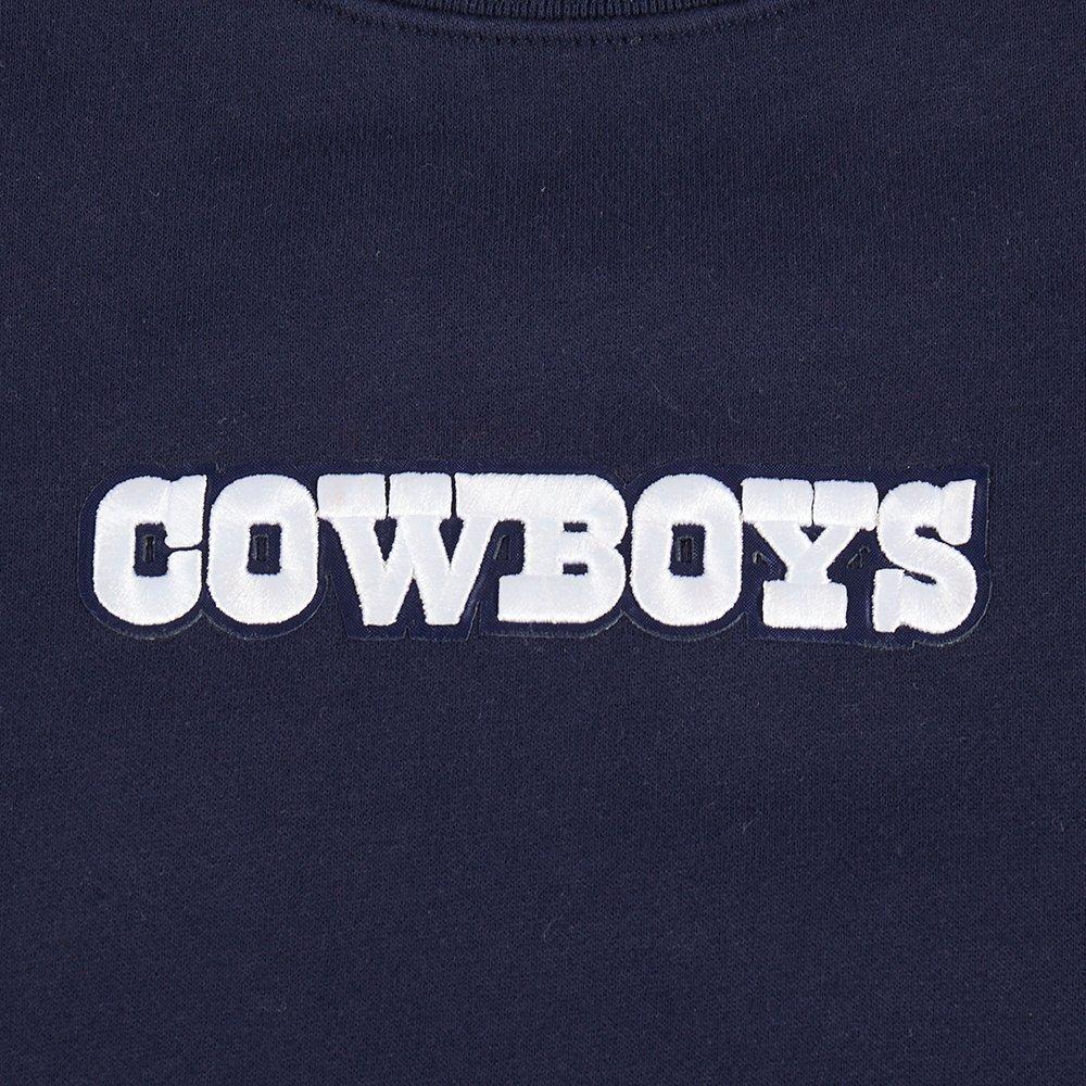 Pro Standard Men's NFL Dallas Cowboys Wingspan Drop Shoulder Fleece Crewneck - Navy - NAVY