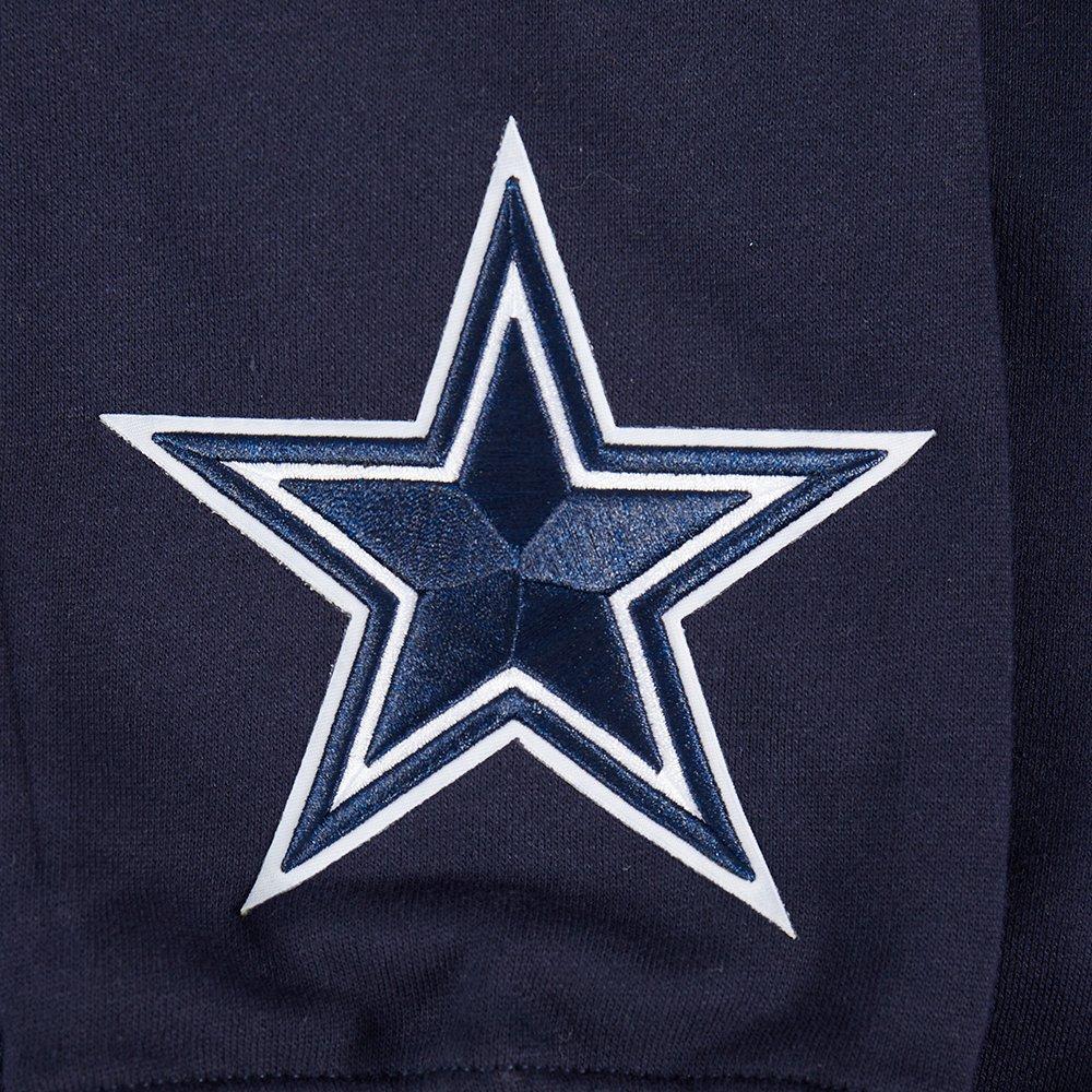 Pro Standard Men's NFL Dallas Cowboys Wingspan Drop Shoulder Fleece Crewneck - Navy - NAVY