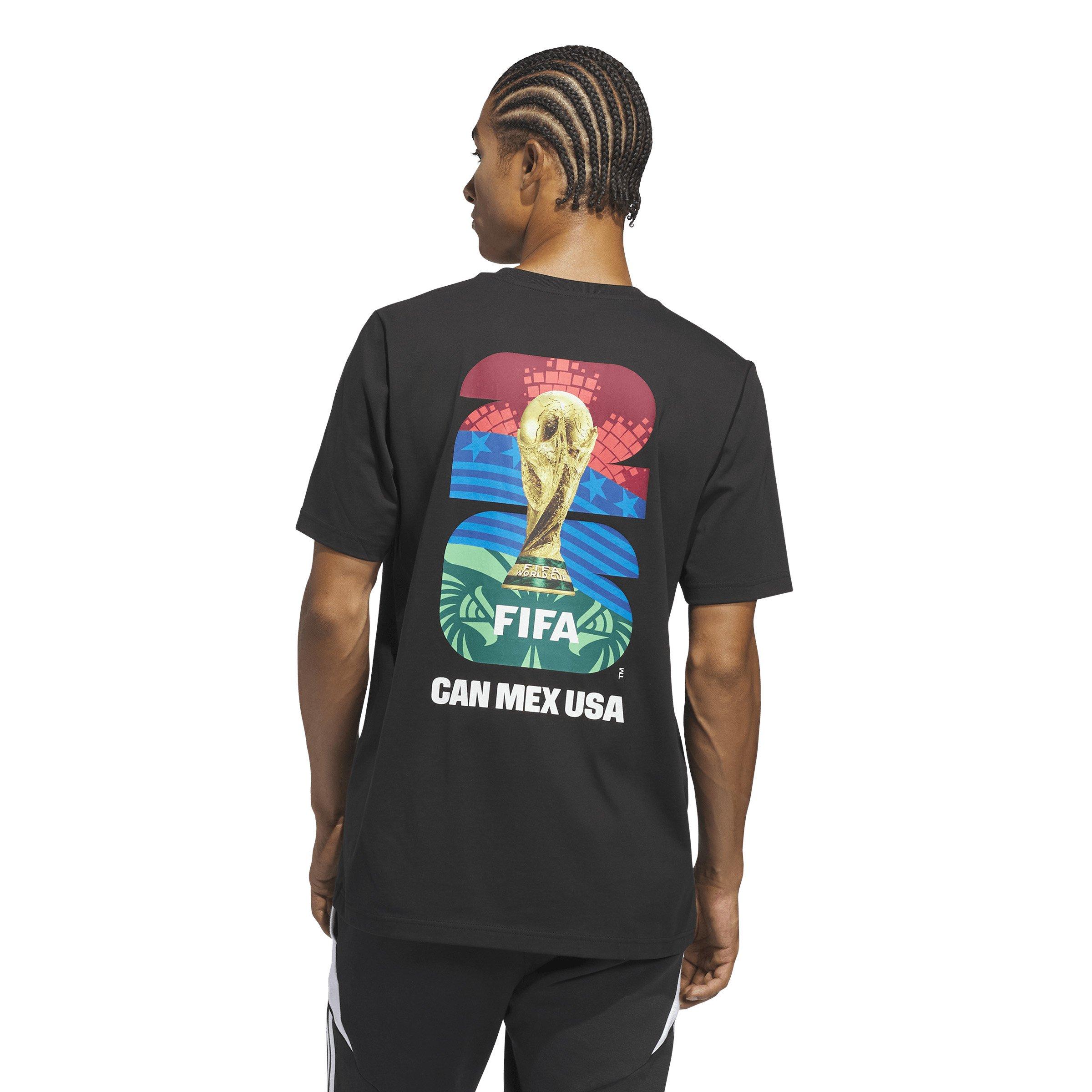 adidas Men's World Cup 26 OMB Graphic T-Shirt - Black - BLACK Thumbnail View 2