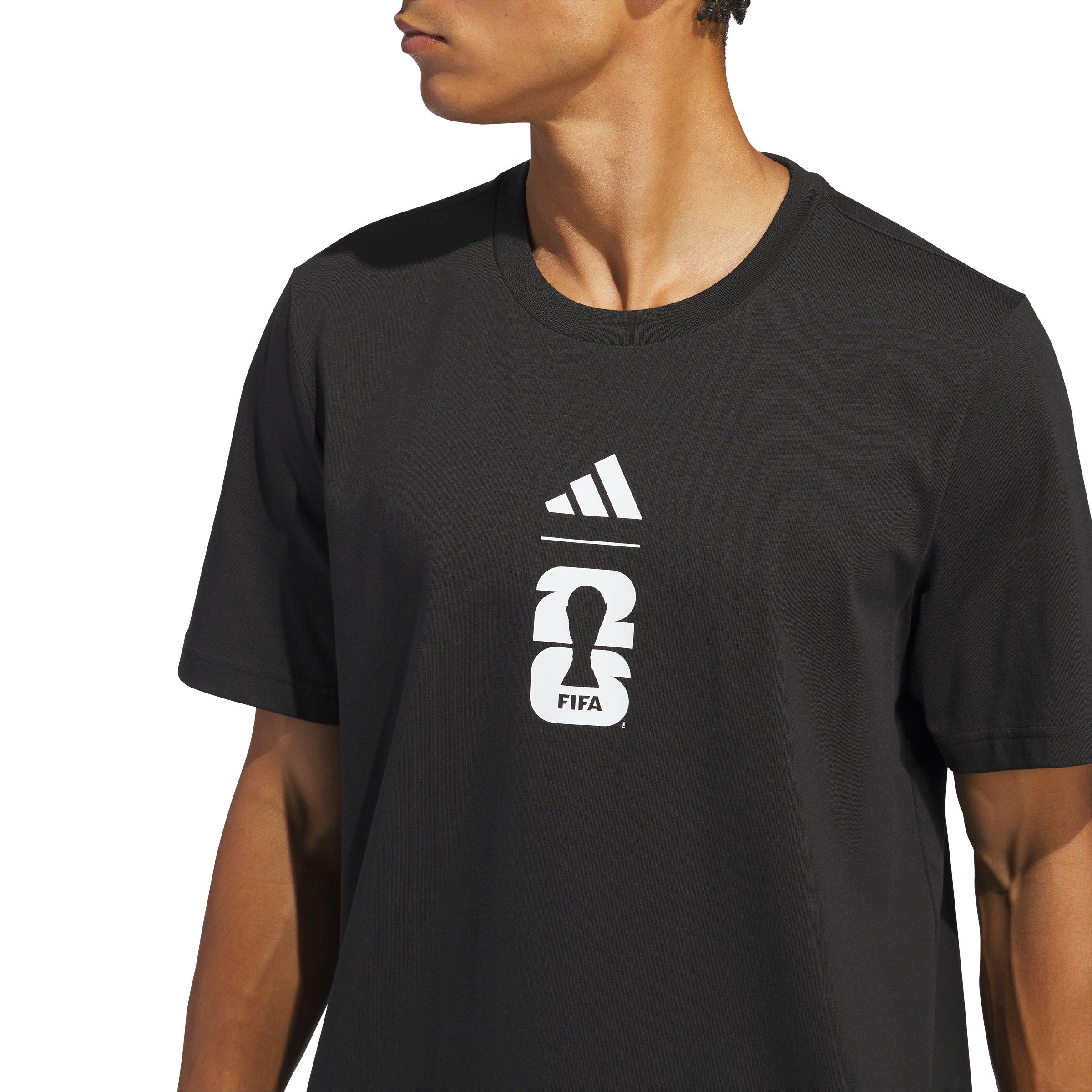 adidas Men's World Cup 26 OMB Graphic T-Shirt -Black - BLACK Thumbnail View 3