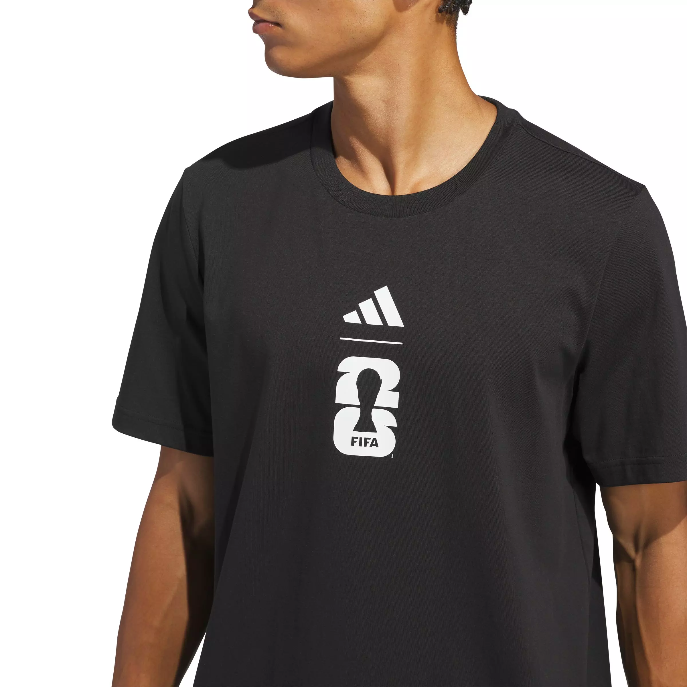 adidas Men's World Cup 26 OMB Graphic T-Shirt -Black - BLACK