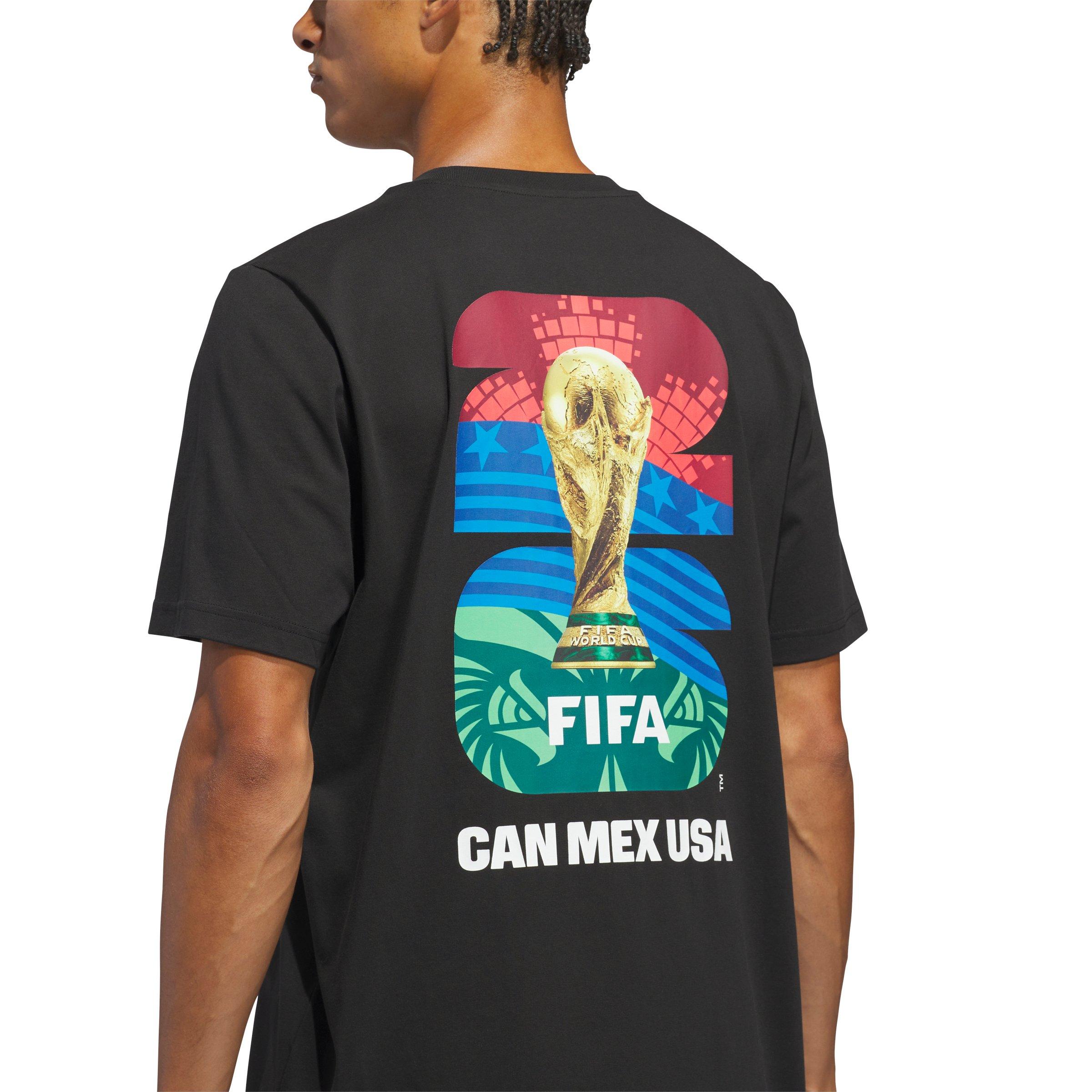 adidas Men's World Cup 26 OMB Graphic T-Shirt -Black - BLACK Thumbnail View 4