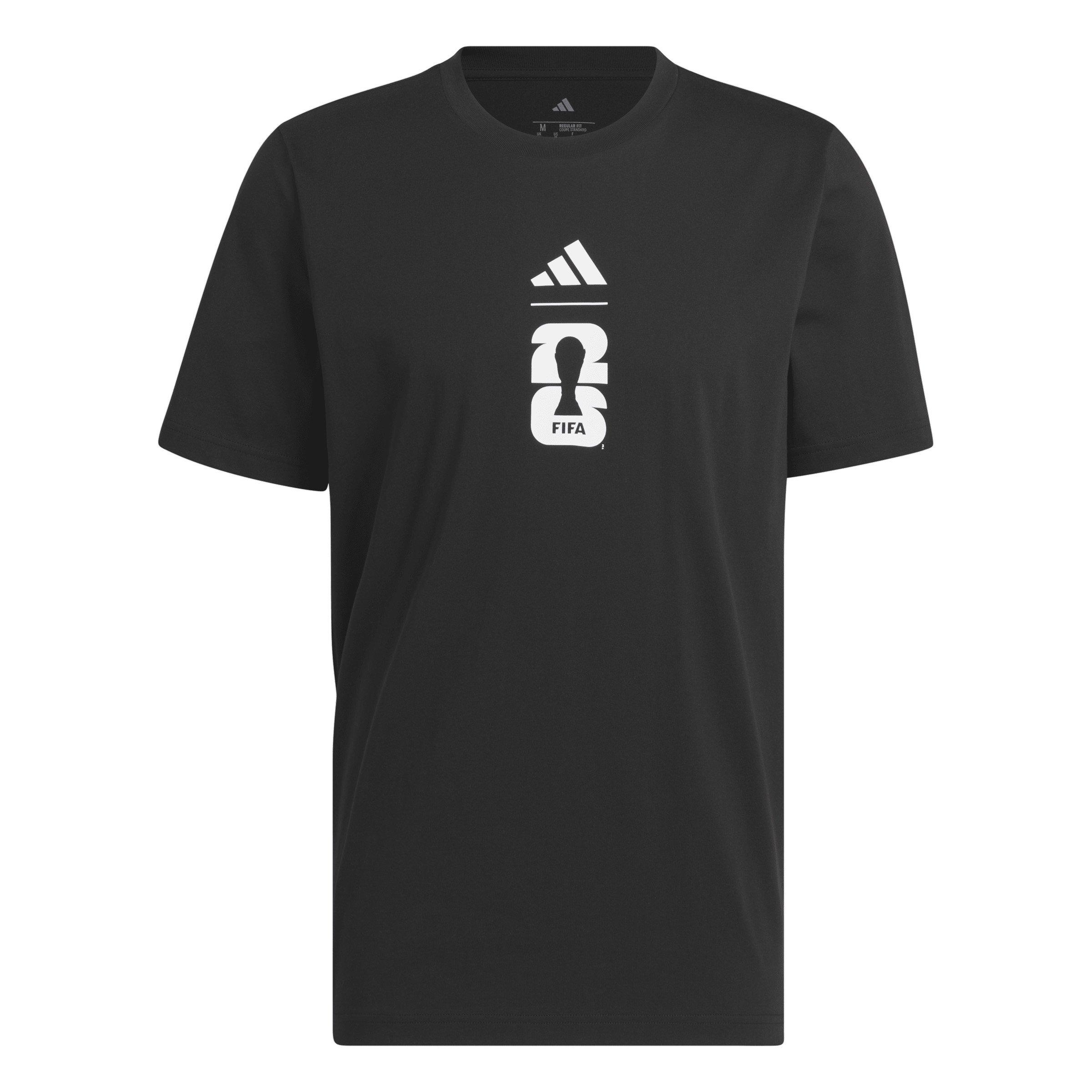 adidas Men's World Cup 26 OMB Graphic T-Shirt -Black