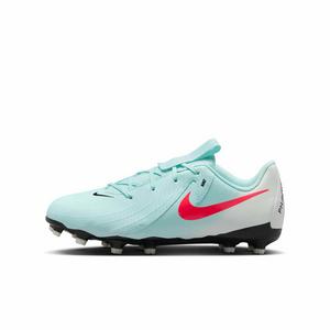 Nike Jr. Phantom GX 2 Academy MG "Mint/Off Noir/Atomic Red" Grade School Kids' Soccer Cleat