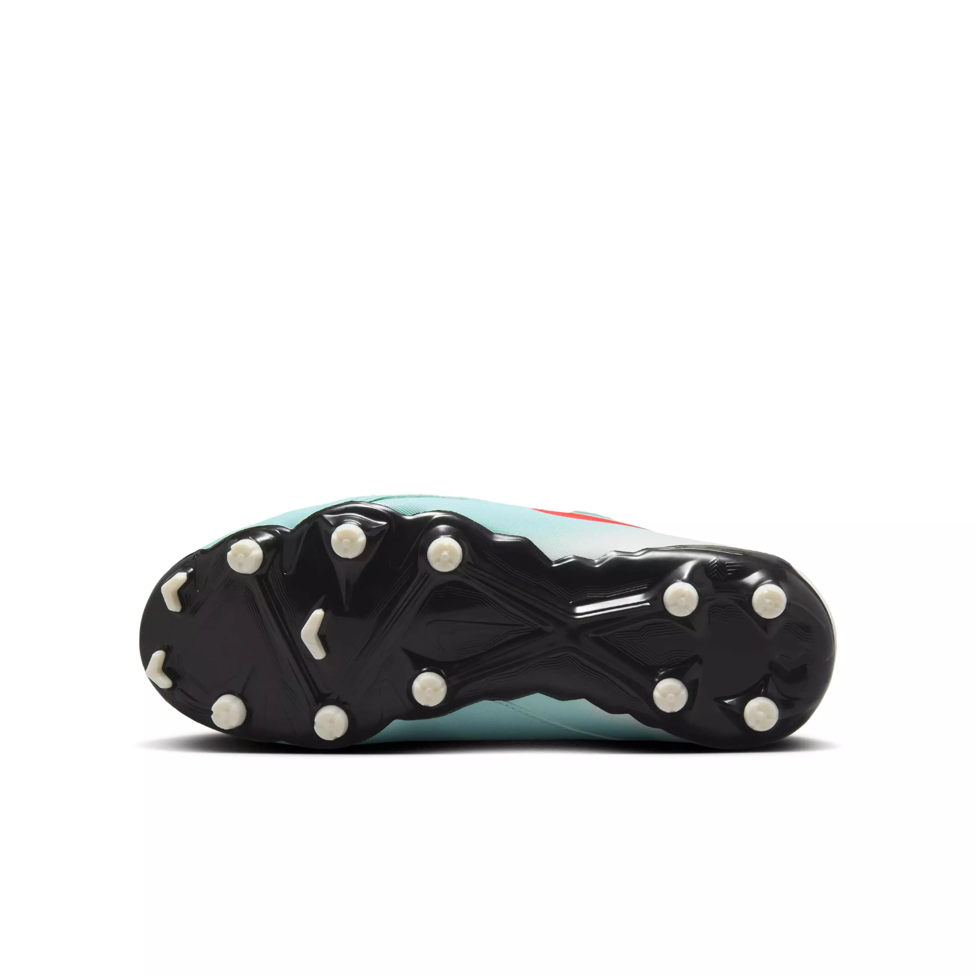 Nike Jr. Phantom GX 2 Academy MG "Mint/Off Noir/Atomic Red" Grade School Kids' Soccer Cleat - MINT/OFF NOIR/RED