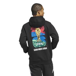 adidas Men's FIFA World Cup 26 Match Ball Graphic Hoodie -Black