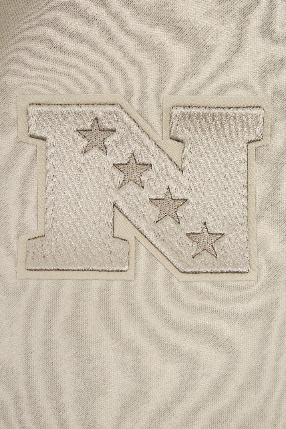 Pro Standard Men's NFL Dallas Cowboys Neutral Drop Shoulder Fleece Pullover Hoodie - Taupe - TAUPE