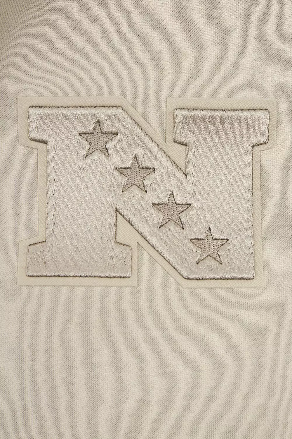 Pro Standard Men's NFL Dallas Cowboys Neutral Drop Shoulder Fleece Pullover Hoodie - Taupe - TAUPE