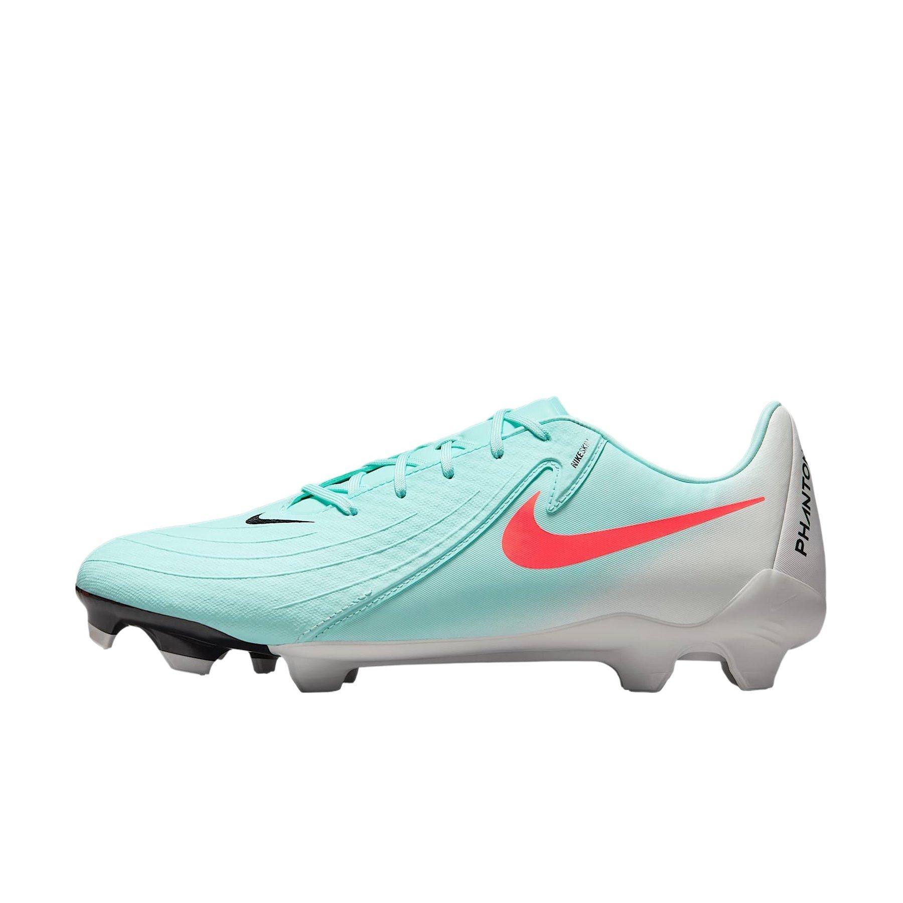 Nike Phantom GX 2 Academy MG "Mint/Off-Noir/Atomic Red" Men's Soccer Cleat - MINT/WHITE/RED Thumbnail View 2