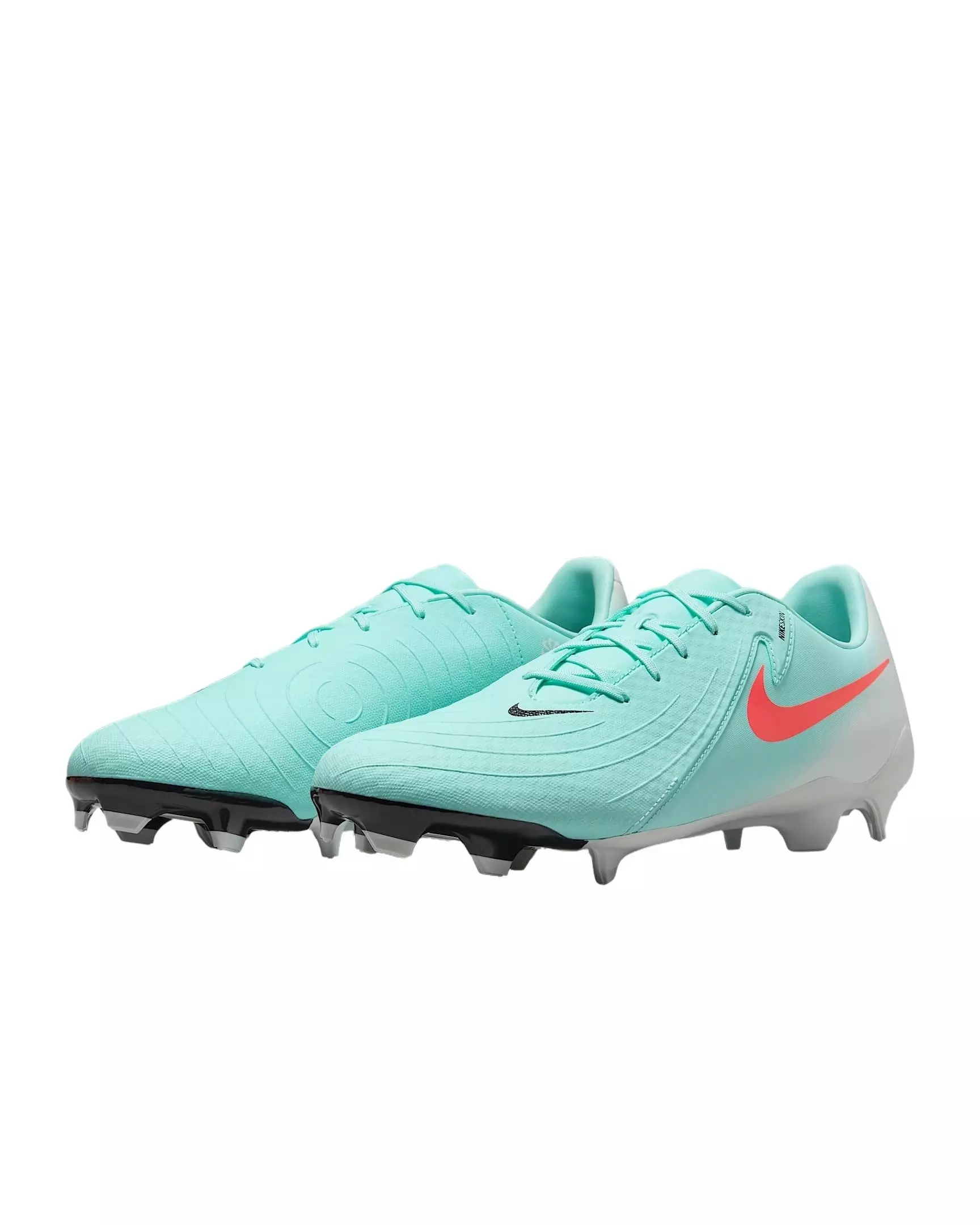 Nike Phantom GX 2 Academy MG "Mint/Off-Noir/Atomic Red" Men's Soccer Cleat - MINT/WHITE/RED
