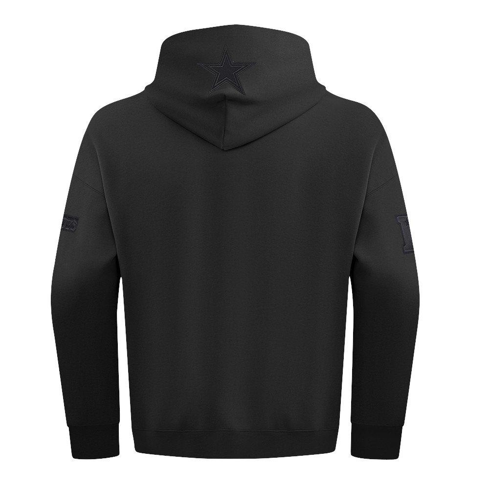 Pro Standard Men's NFL Dallas Cowboys Neutral Drop Shoulder Pullover Hoodie - Black - BLACK