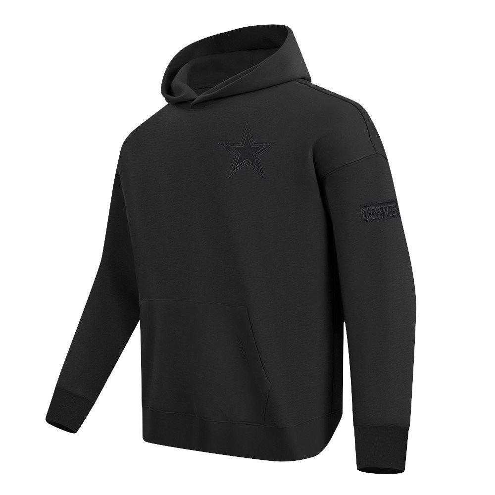 Pro Standard Men's NFL Dallas Cowboys Neutral Drop Shoulder Pullover Hoodie - Black - BLACK