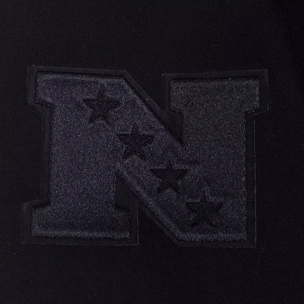 Pro Standard Men's NFL Dallas Cowboys Neutral Drop Shoulder Pullover Hoodie - Black - BLACK