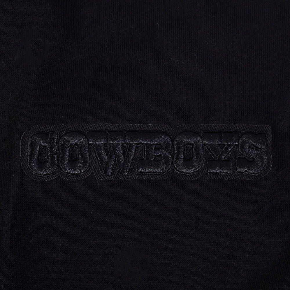 Pro Standard Men's NFL Dallas Cowboys Neutral Drop Shoulder Pullover Hoodie - Black - BLACK