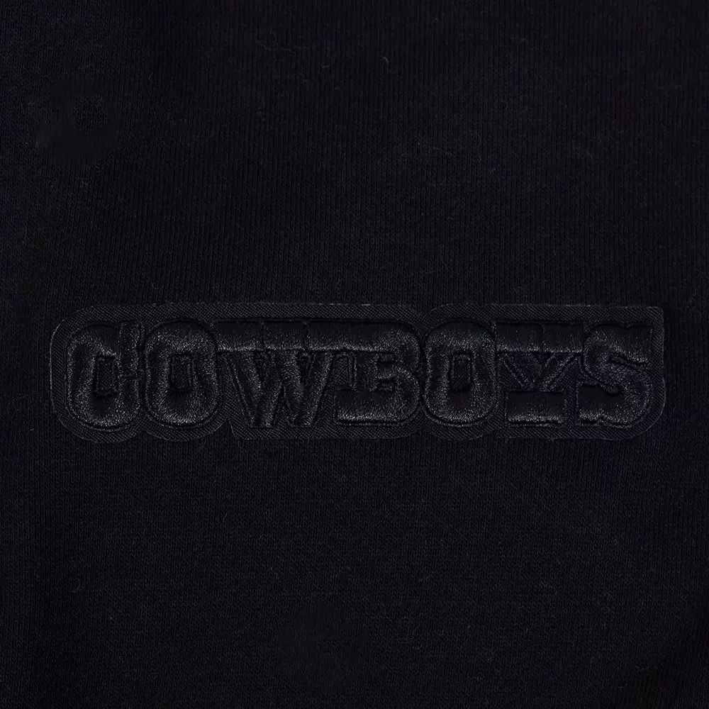 Pro Standard Men's NFL Dallas Cowboys Neutral Drop Shoulder Pullover Hoodie - Black - BLACK
