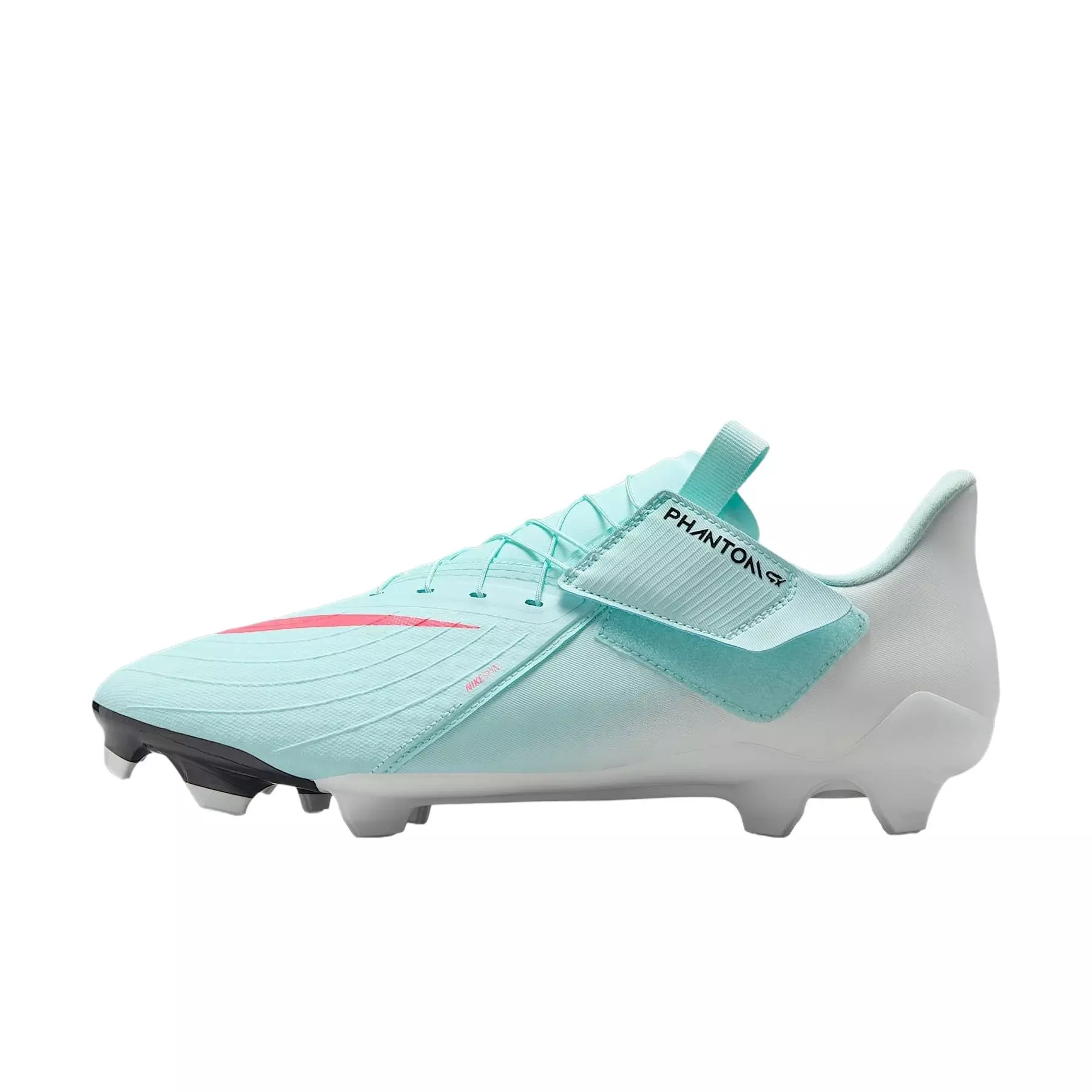 Nike Phantom GX 2 Academy EasyOn MG "Mint/Off Noir/Atomic Red" Men's Soccer Cleat - MINT/OFF NOIR/RED