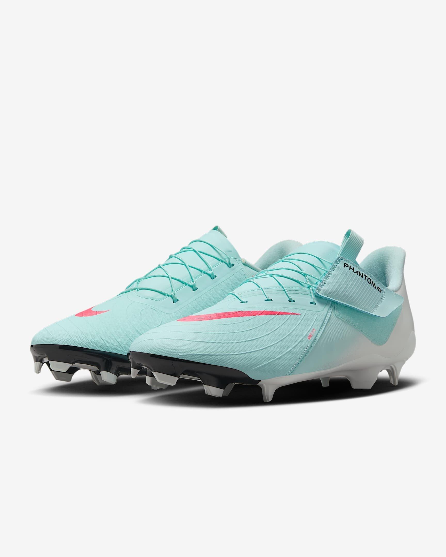 Nike Phantom GX 2 Academy EasyOn MG "Mint/Off Noir/Atomic Red" Men's Soccer Cleat - MINT/OFF NOIR/RED Thumbnail View 4