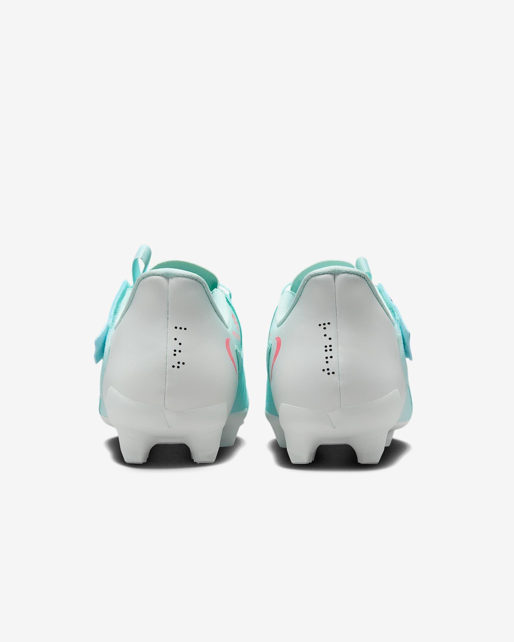 Nike Phantom GX 2 Academy EasyOn MG "Mint/Off Noir/Atomic Red" Men's Soccer Cleat - MINT/OFF NOIR/RED Thumbnail View 5