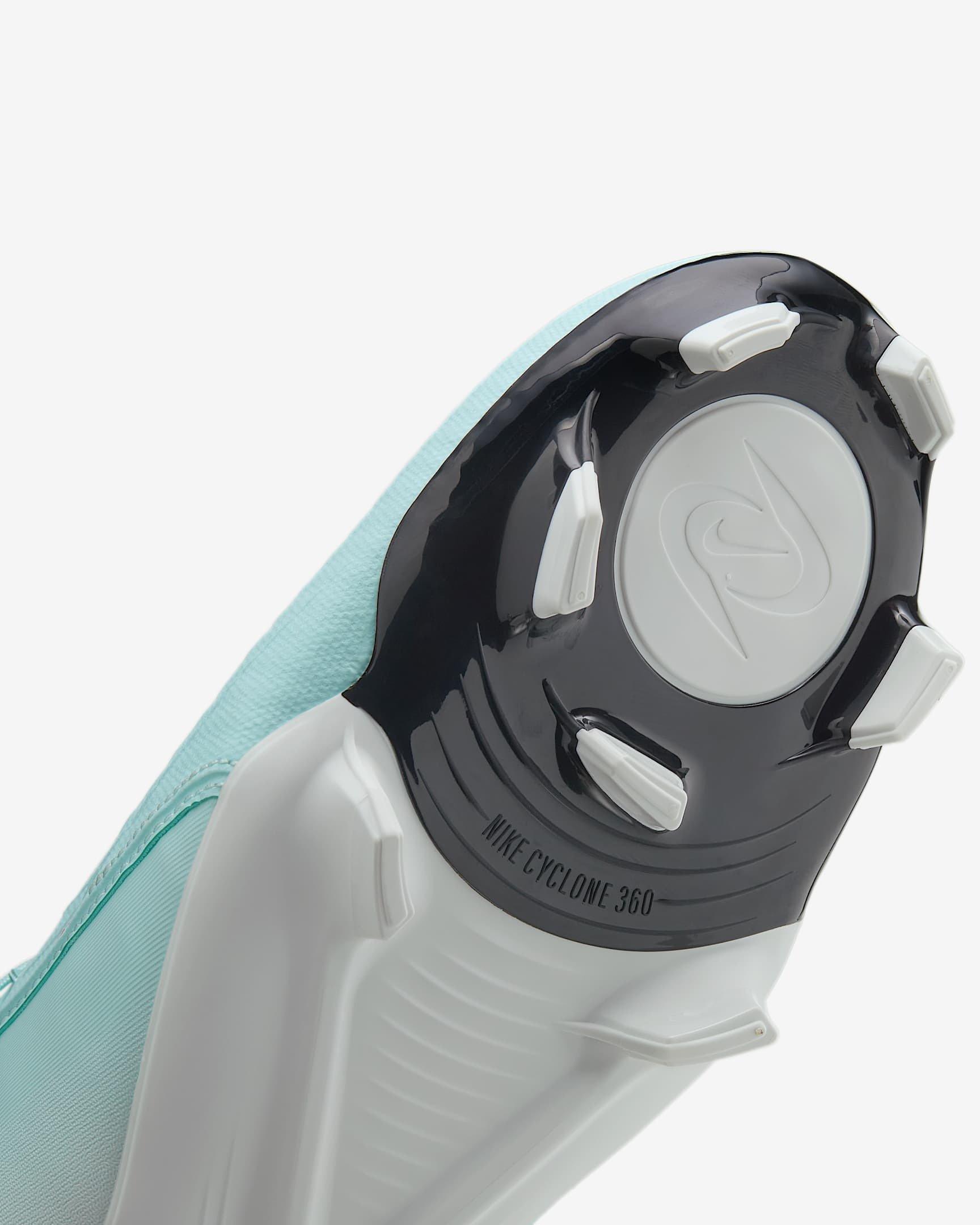 Nike Phantom GX 2 Academy EasyOn MG "Mint/Off Noir/Atomic Red" Men's Soccer Cleat - MINT/OFF NOIR/RED Thumbnail View 7