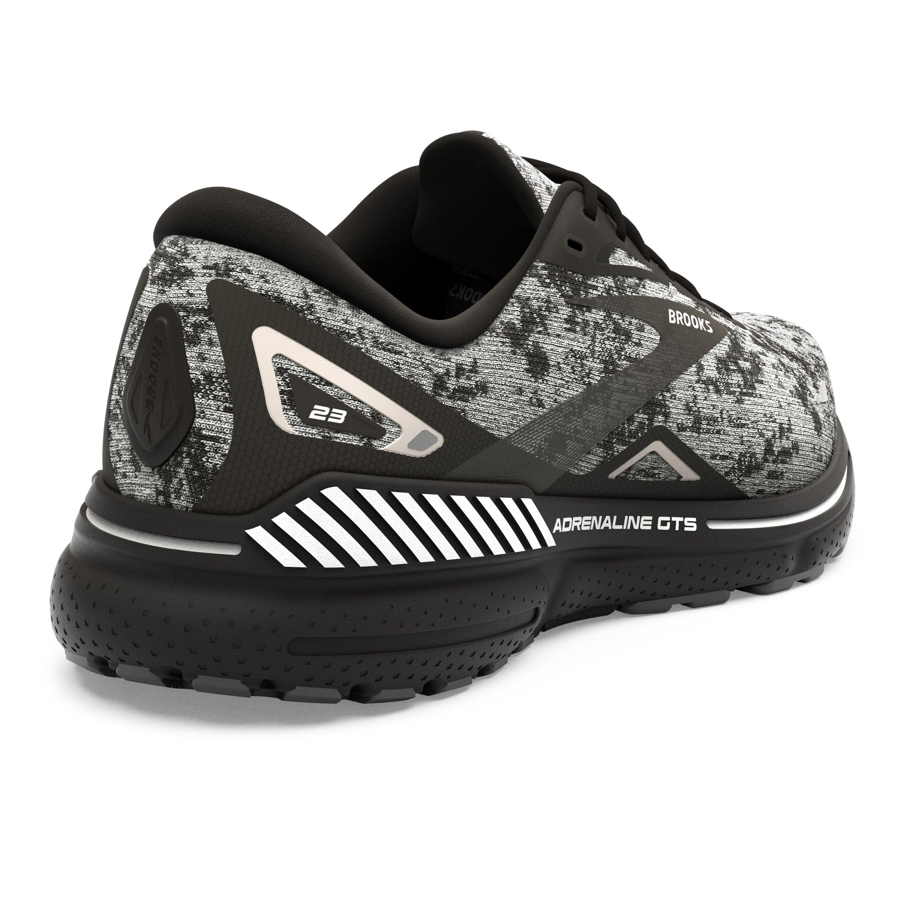 Brooks Adrenaline GTS 23 Grey/Black/Purple Women's Running Shoe - Hibbett