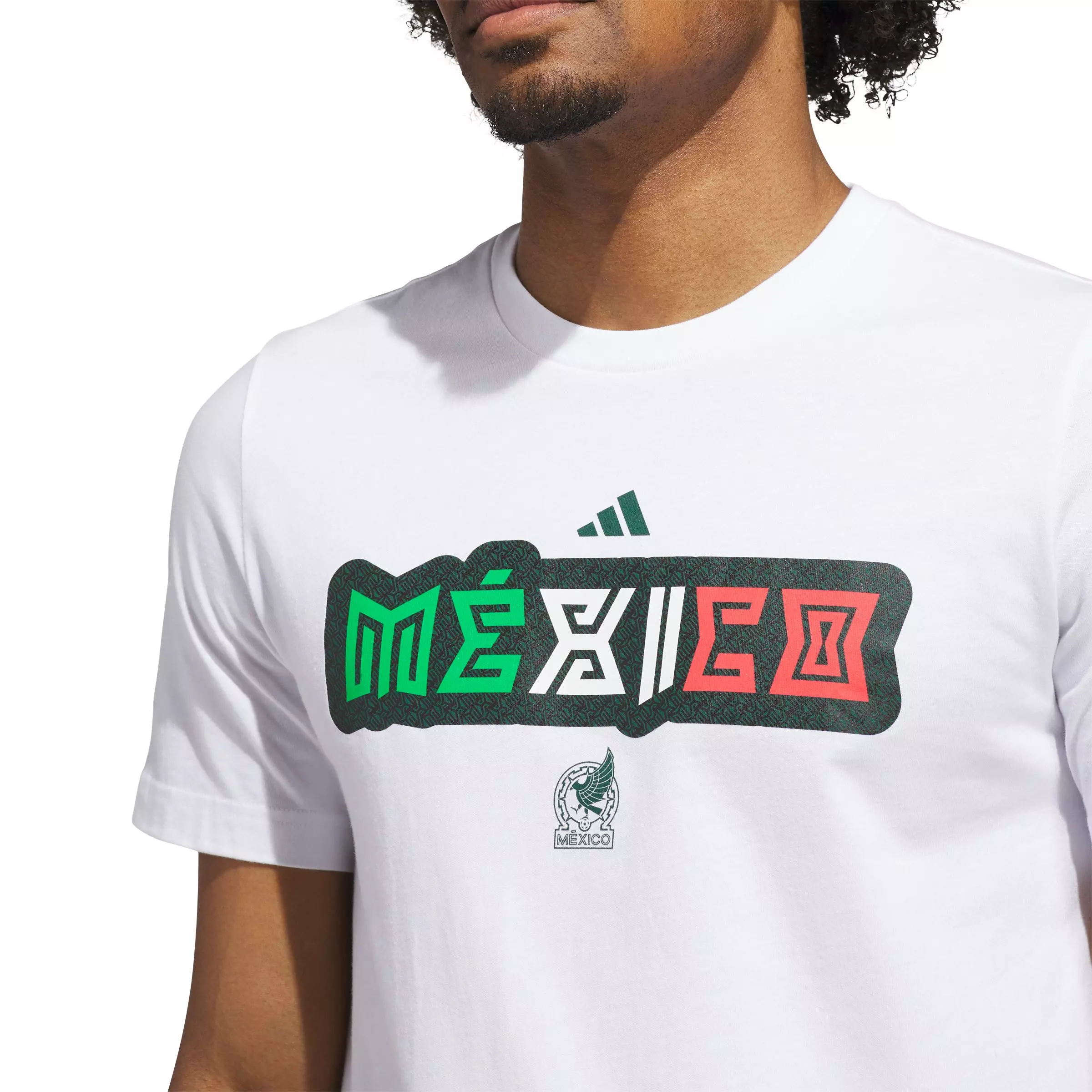adidas Men's World Cup 26 Mexico Home Graphic Tee - White - WHITE