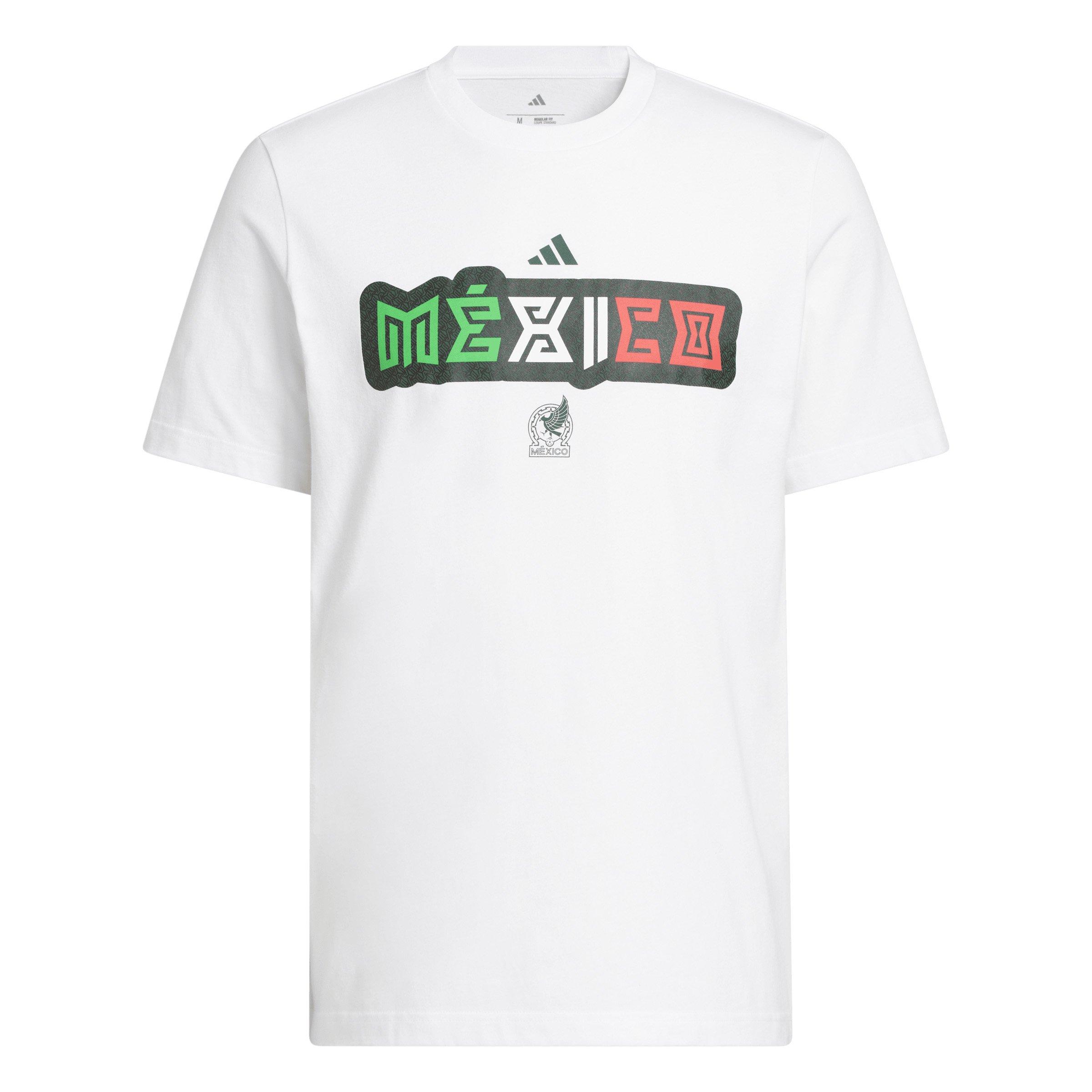 adidas Men's World Cup 26 Mexico Home Graphic Tee - White - WHITE Thumbnail View 6
