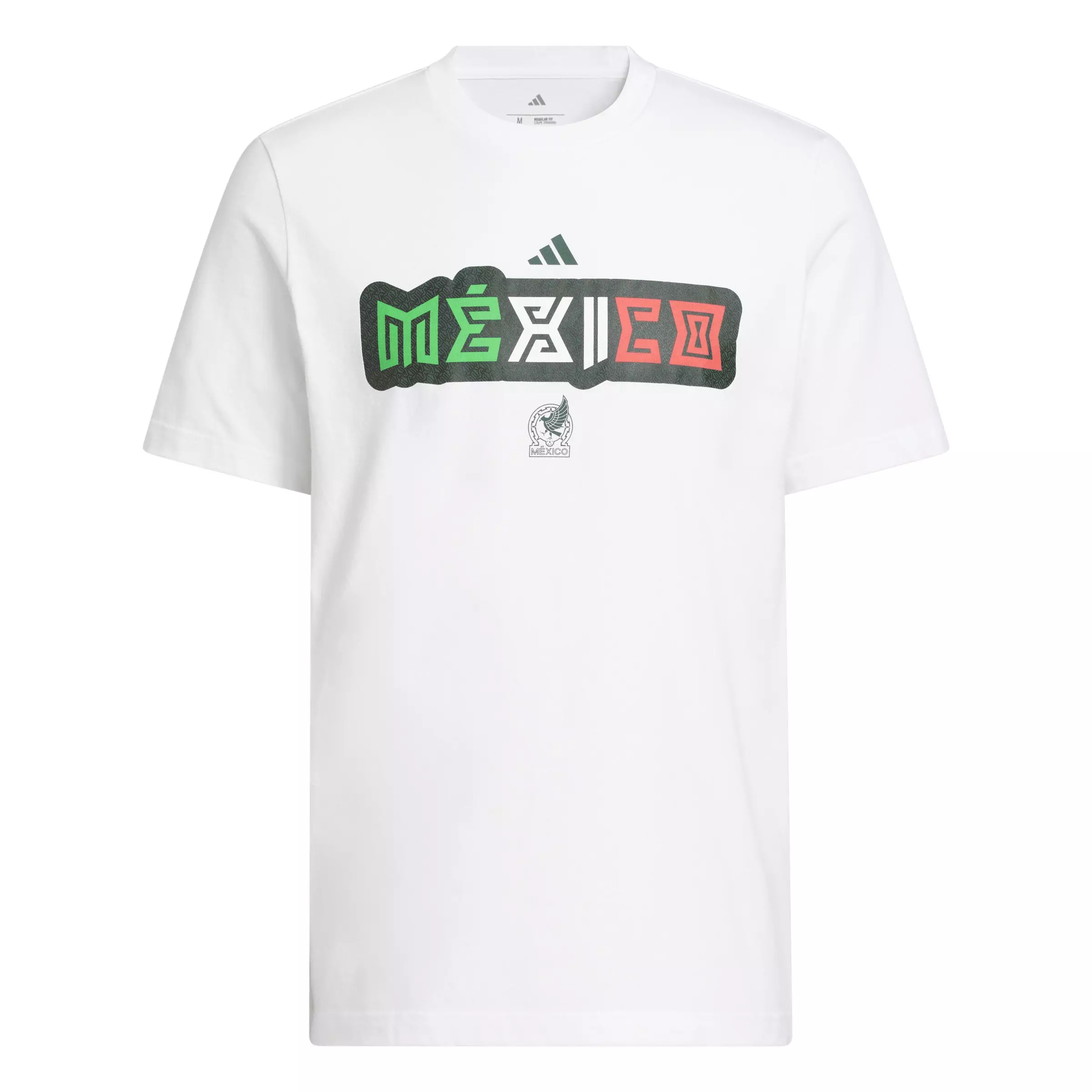 adidas Men's World Cup 26 Mexico Home Graphic Tee - White - WHITE