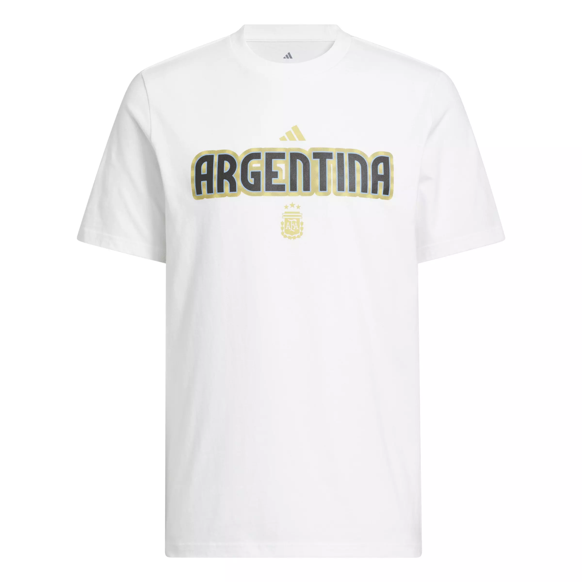 adidas Men's World Cup 26 Argentina Home Graphic Tee -White - WHITE