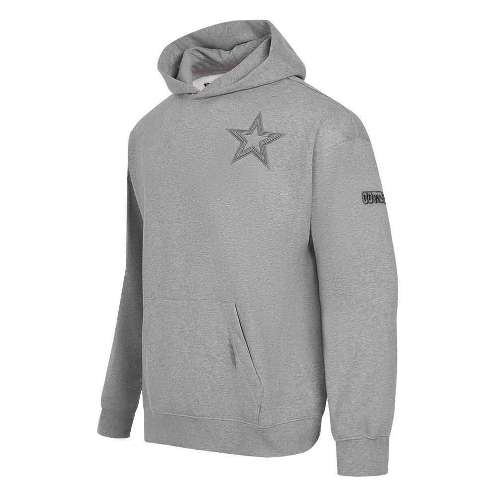 Pro Standard Men's NFL Dallas Cowboys Neutral Drop Shoulder Pullover Hoodie - Dk Grey - DK GREY