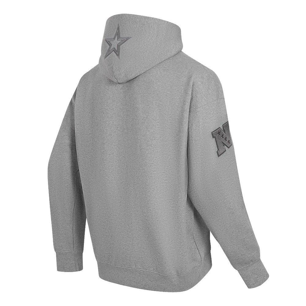 Pro Standard Men's NFL Dallas Cowboys Neutral Drop Shoulder Pullover Hoodie - Dk Grey - DK GREY