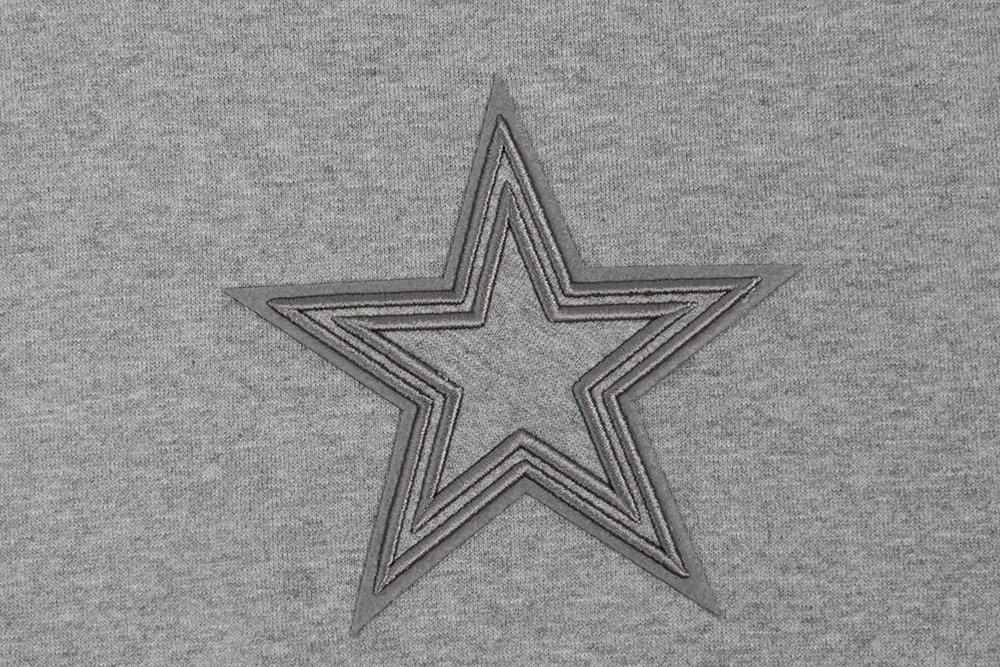 Pro Standard Men's NFL Dallas Cowboys Neutral Drop Shoulder Pullover Hoodie - Dk Grey - DK GREY