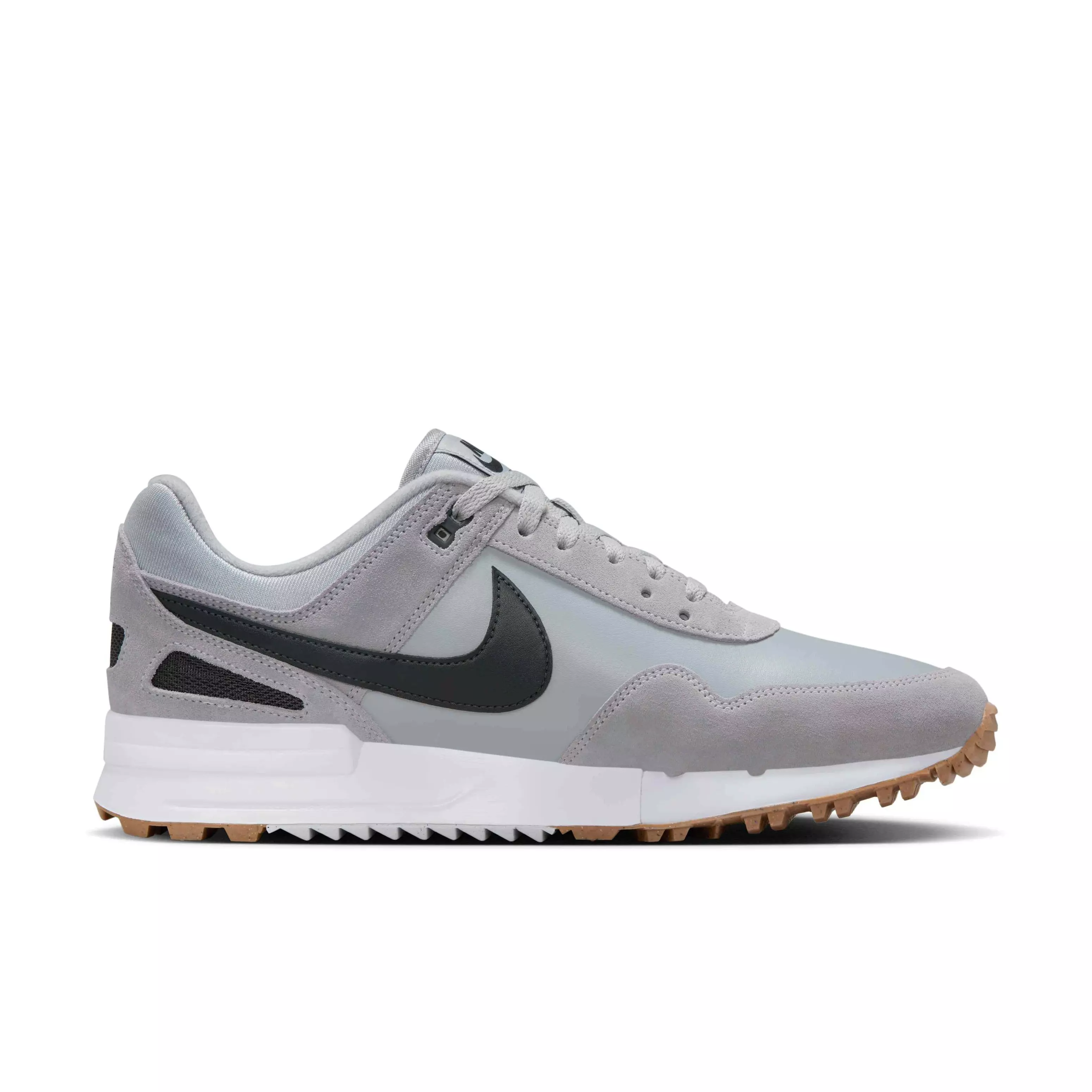 Nike Air Pegasus '89 G "Wolf Grey/White/Gum Medium Brown/Anthracite" Men's Golf Shoe - GREY/WHITE/MD BROWN/ANTHRACITE