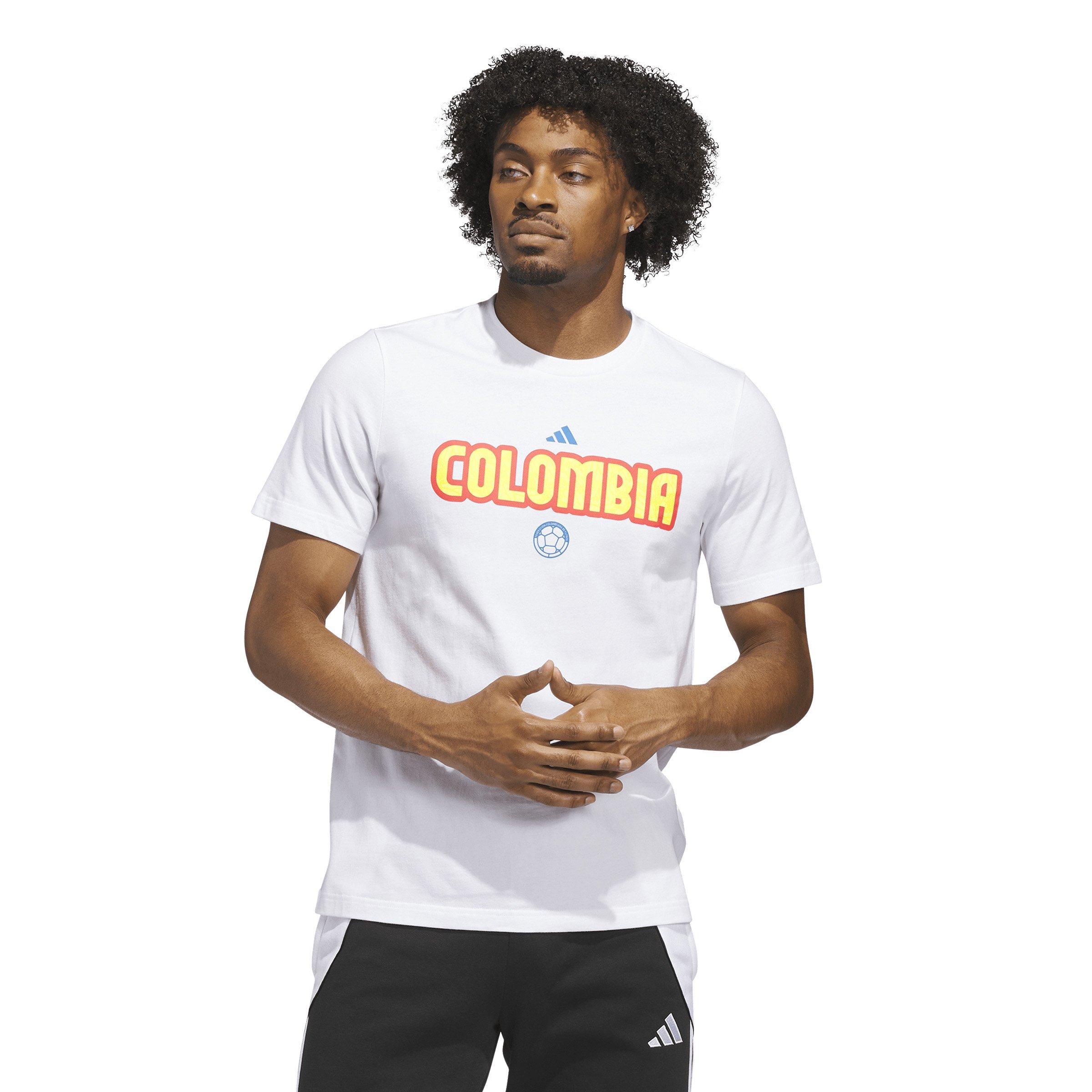 adidas Men's World Cup 26 Columbia Home Graphic Tee -White - WHITE Thumbnail View 1