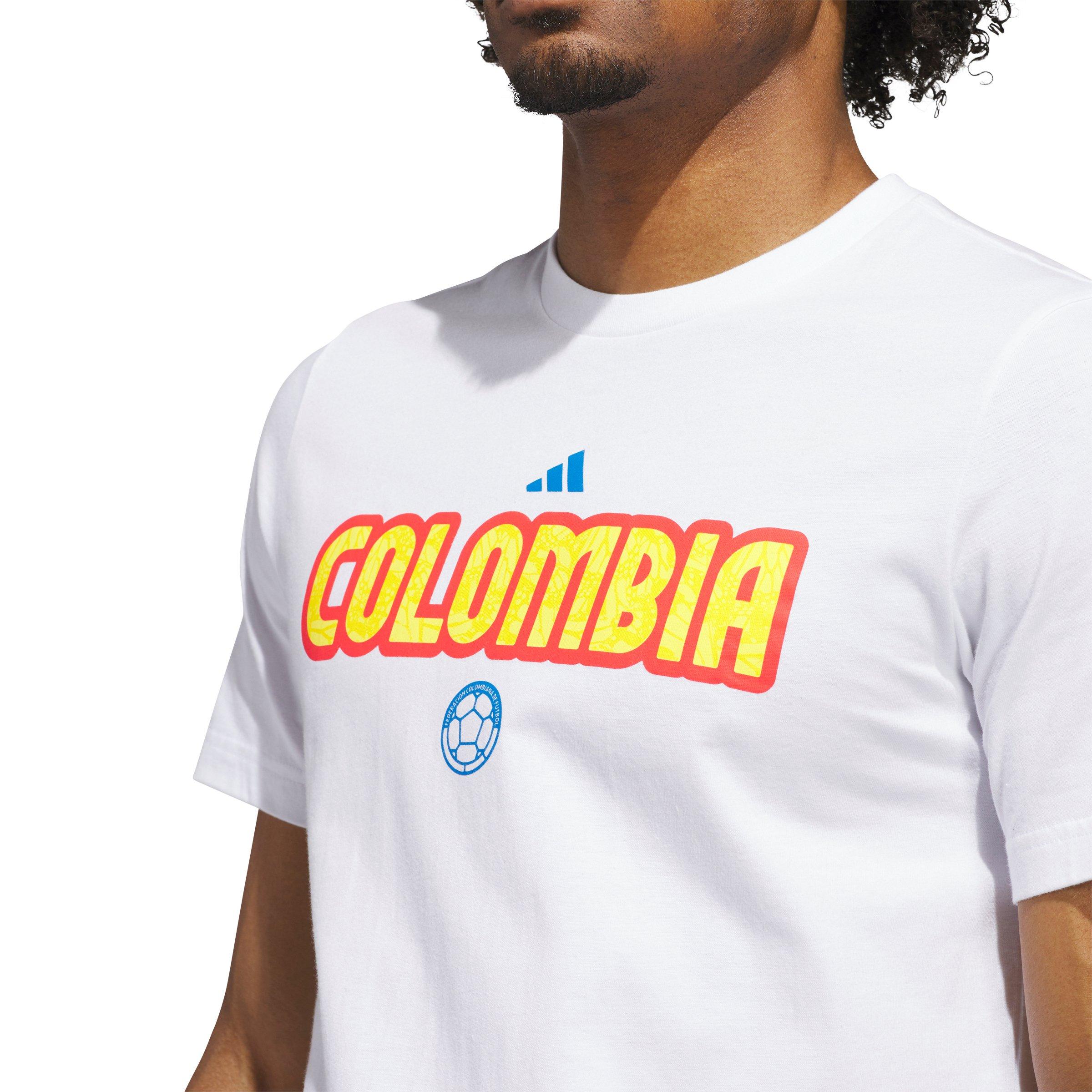 adidas Men's World Cup 26 Columbia Home Graphic Tee -White - WHITE Thumbnail View 3