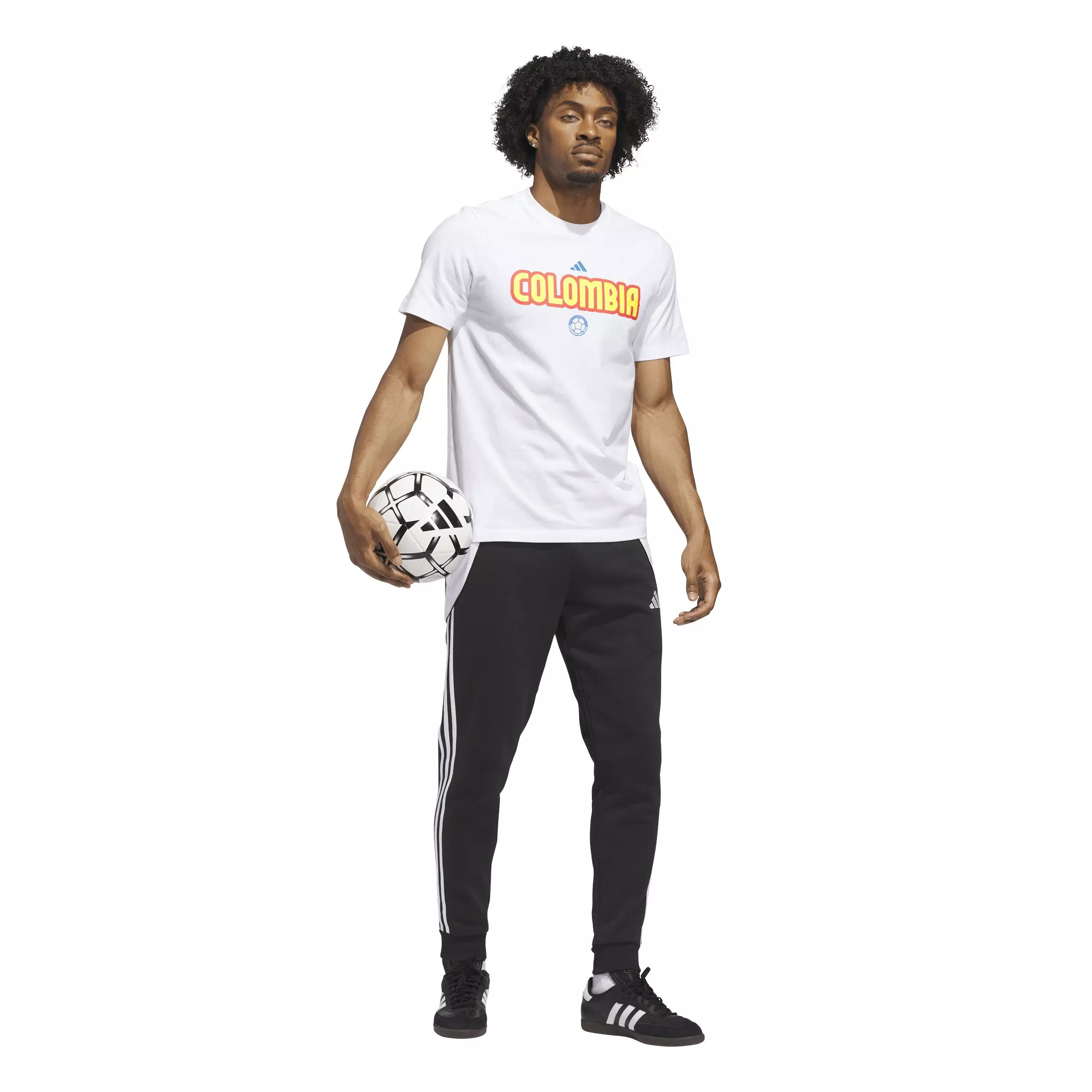 adidas Men's World Cup 26 Columbia Home Graphic Tee - White - WHITE