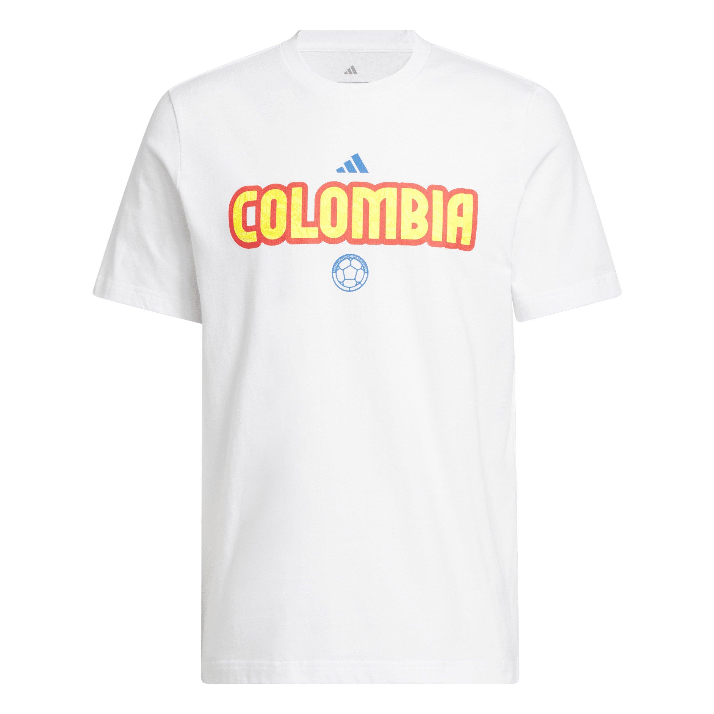 adidas Men's World Cup 26 Columbia Home Graphic Tee - White - WHITE Thumbnail View 6