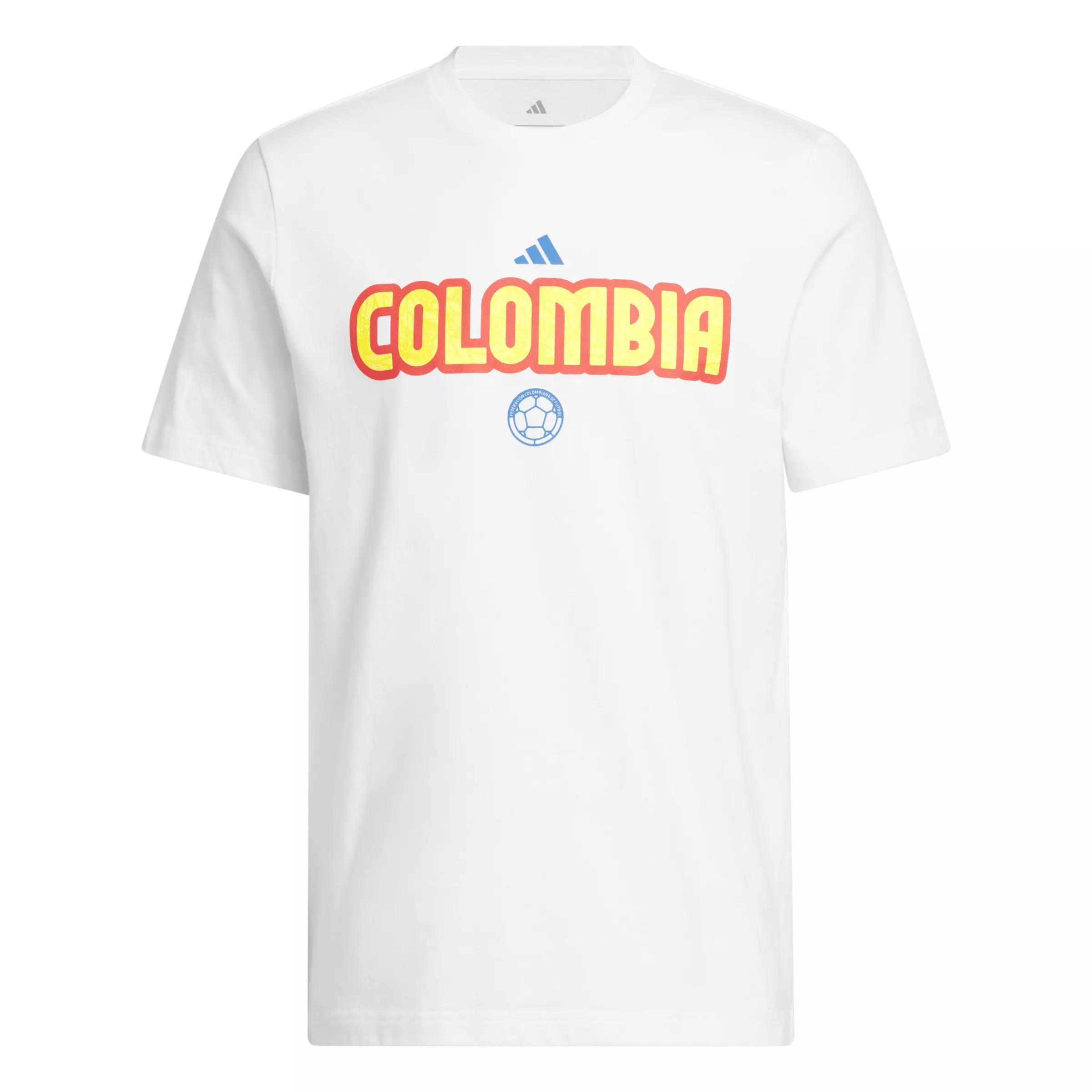 adidas Men's World Cup 26 Columbia Home Graphic Tee - White - WHITE