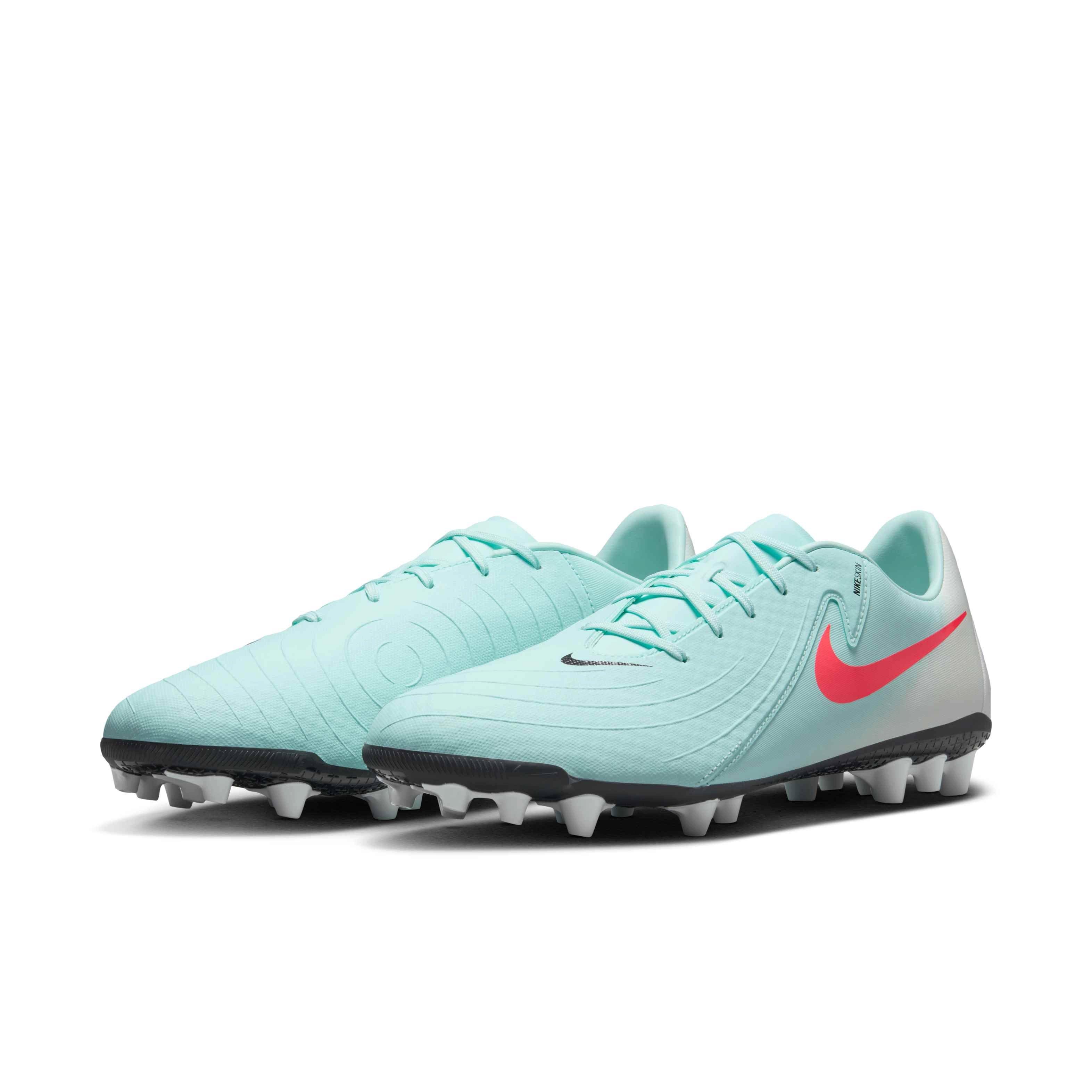Nike Phantom GX 2 Academy AG "Mint/Off Noir/Atomic Red" Men's Soccer Cleat - MINT/OFF NOIR/RED Thumbnail View 3