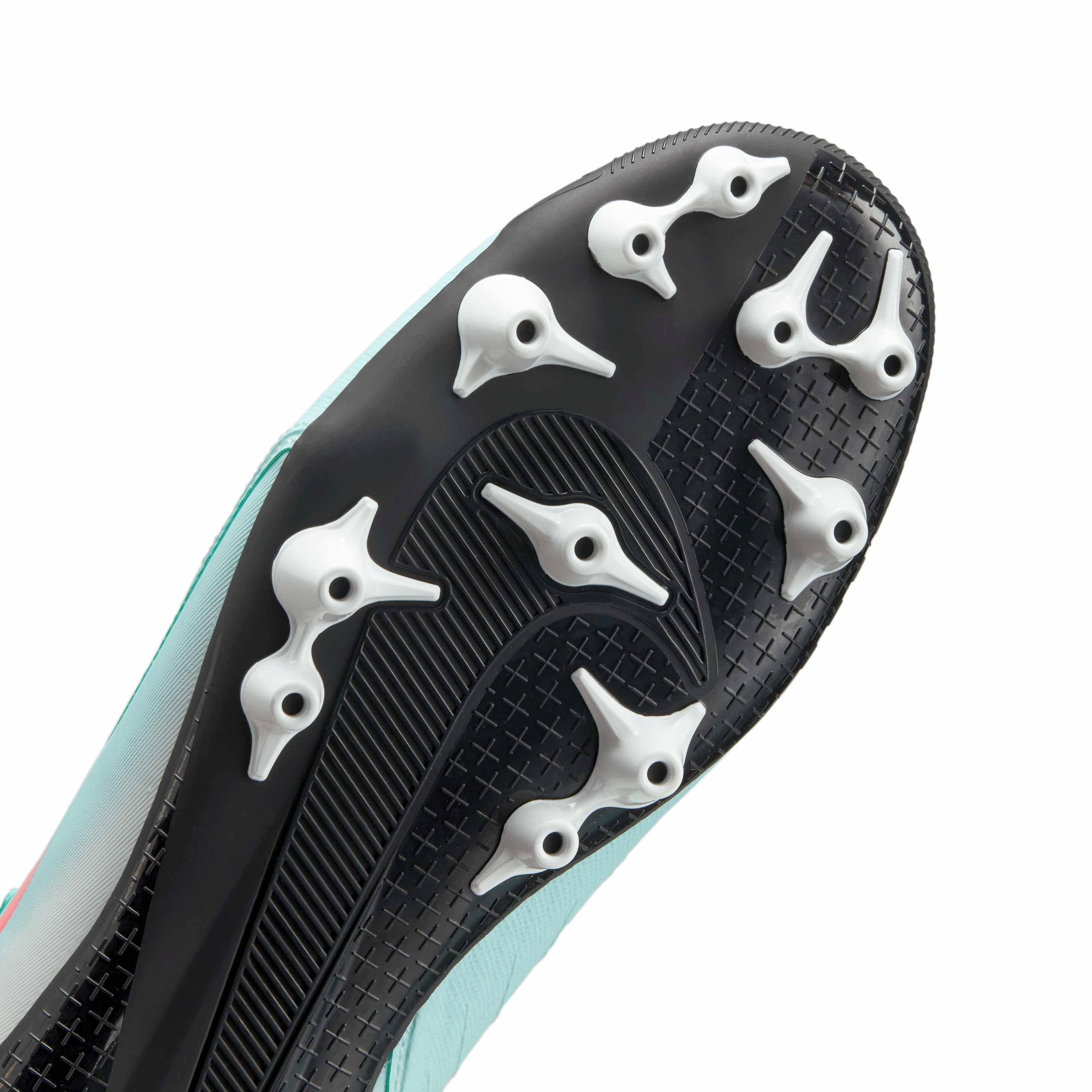 Nike Phantom GX 2 Academy AG "Mint/Off Noir/Atomic Red" Men's Soccer Cleat - MINT/OFF NOIR/RED Thumbnail View 7