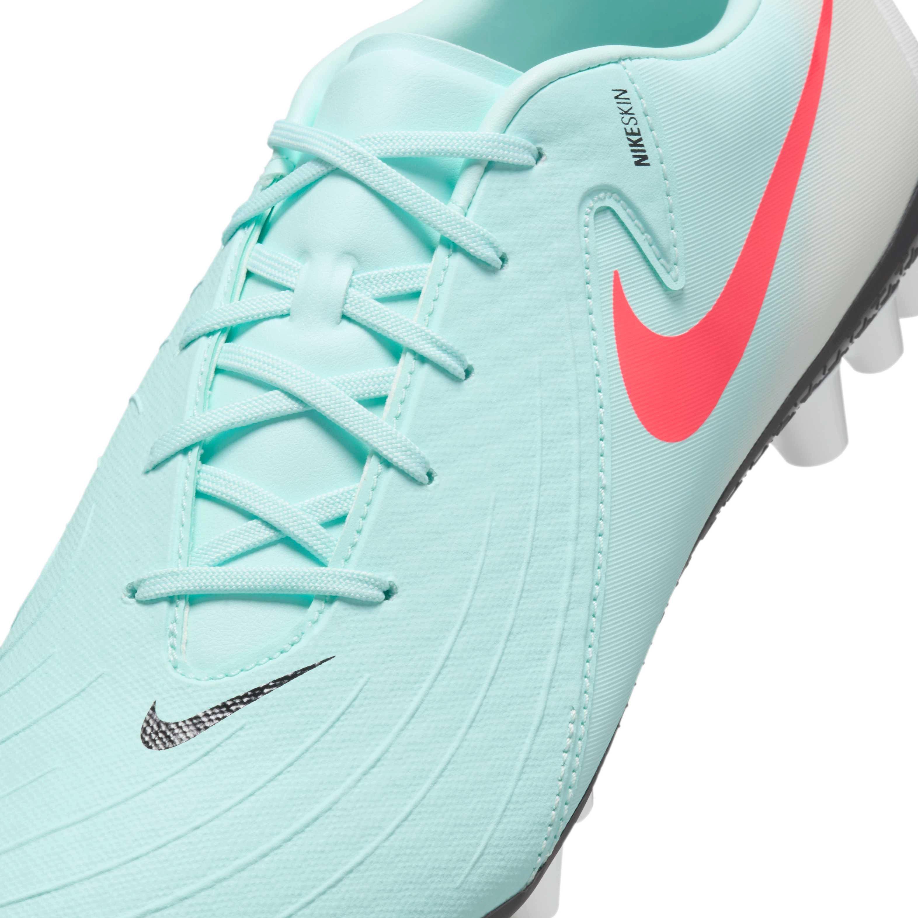 Nike Phantom GX 2 Academy AG "Mint/Off Noir/Atomic Red" Men's Soccer Cleat - MINT/OFF NOIR/RED Thumbnail View 8