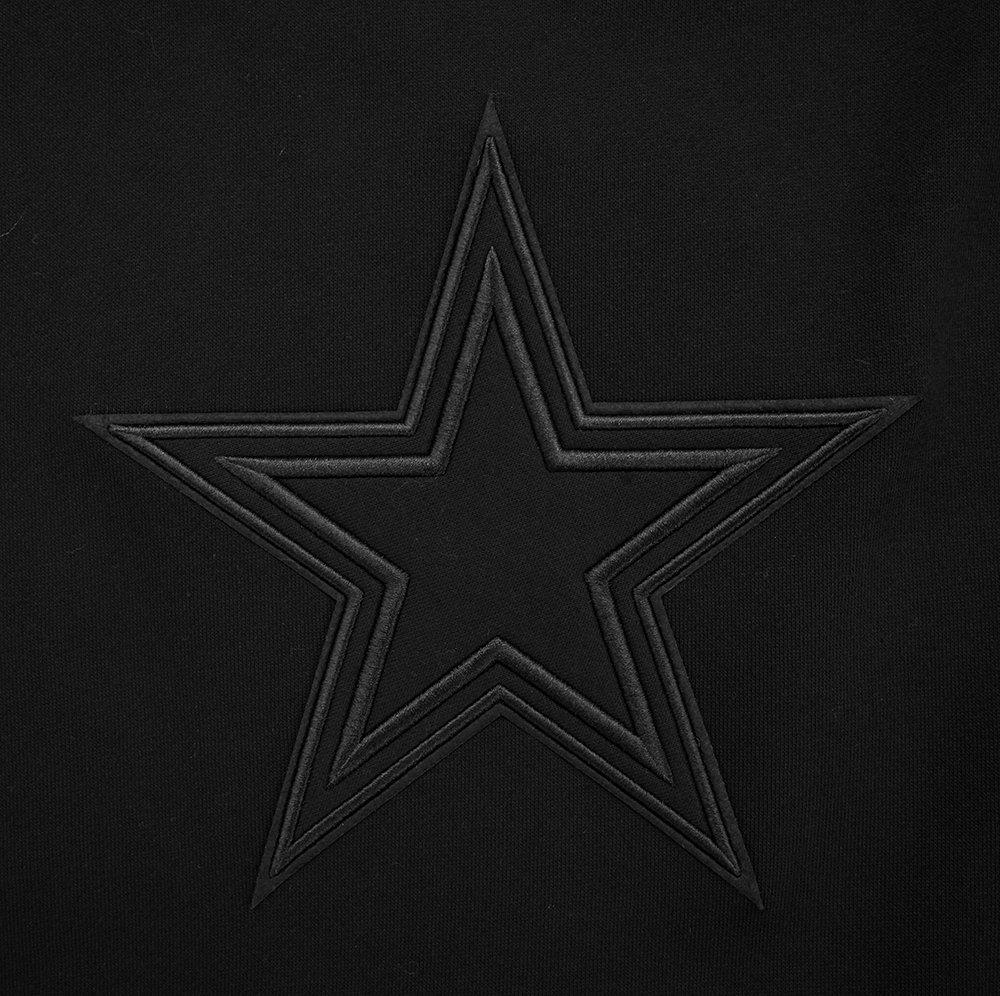 Pro Standard Men's NFL Dallas Cowboys Neutral Drop Shoulder Fleece Crewneck Sweatshirt - Black - BLACK