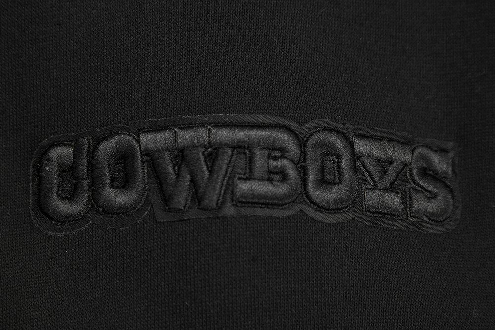 Pro Standard Men's NFL Dallas Cowboys Neutral Drop Shoulder Fleece Crewneck Sweatshirt - Black - BLACK