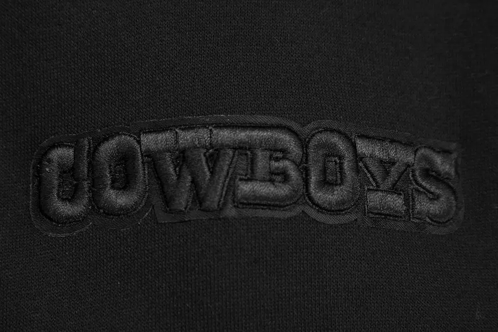 Pro Standard Men's NFL Dallas Cowboys Neutral Drop Shoulder Fleece Crewneck Sweatshirt - Black - BLACK