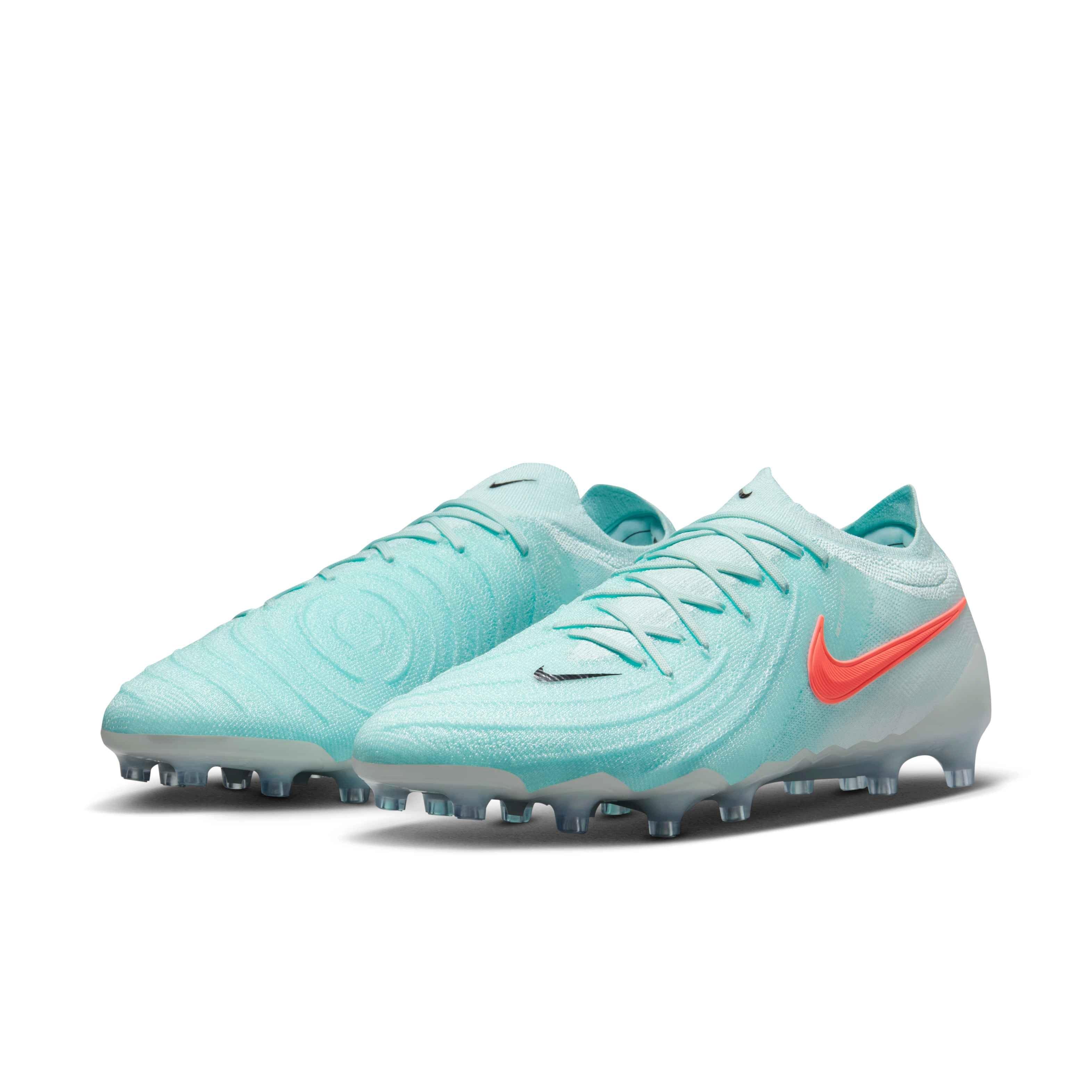 Nike Phantom GX 2 Elite AG "Mint/Off Noir/Atomic Red" Men's Soccer Cleat - MINT/OFF NOIR/RED Thumbnail View 3