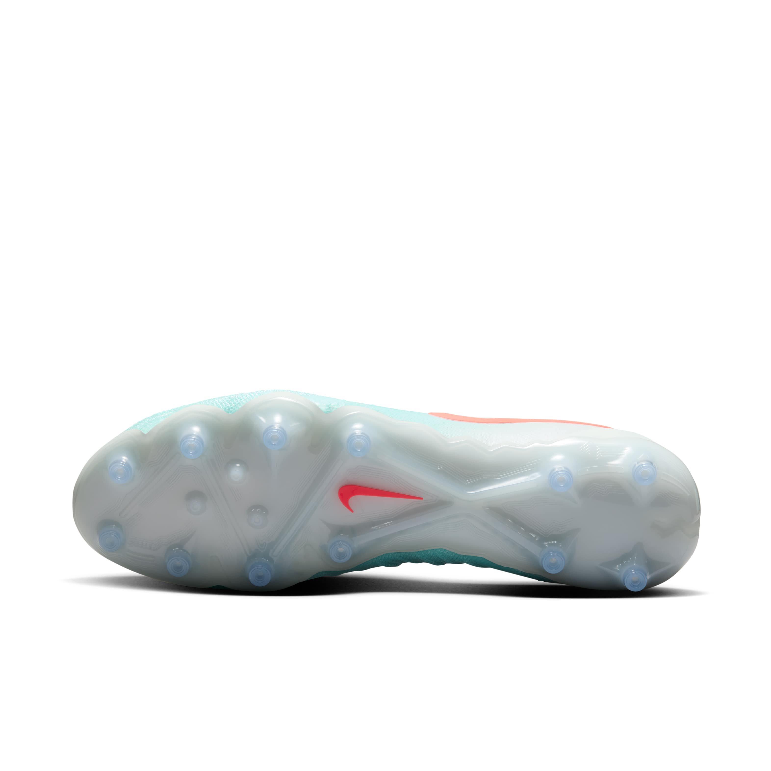Nike Phantom GX 2 Elite AG "Mint/Off Noir/Atomic Red" Men's Soccer Cleat - MINT/OFF NOIR/RED Thumbnail View 6