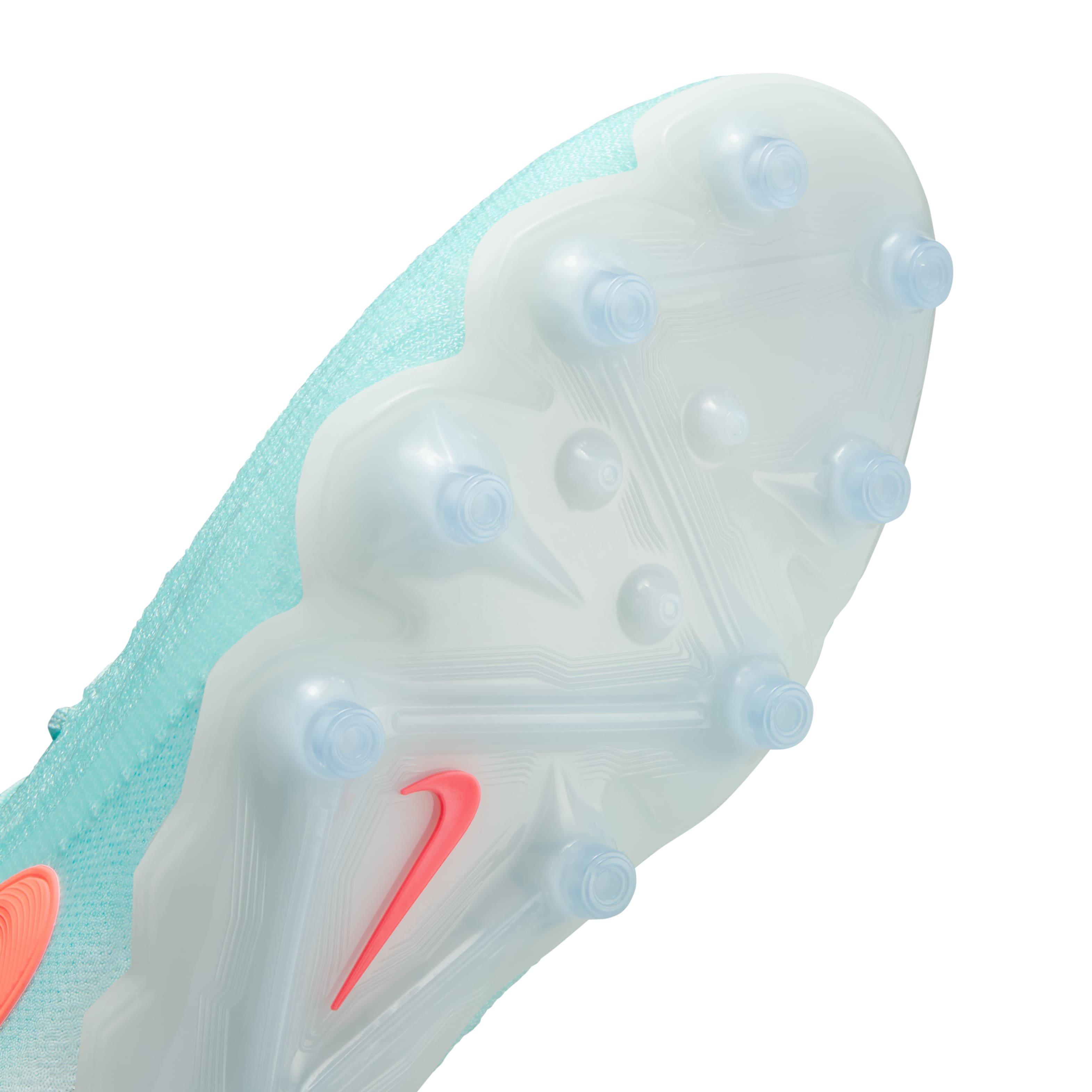 Nike Phantom GX 2 Elite AG "Mint/Off Noir/Atomic Red" Men's Soccer Cleat - MINT/OFF NOIR/RED Thumbnail View 7