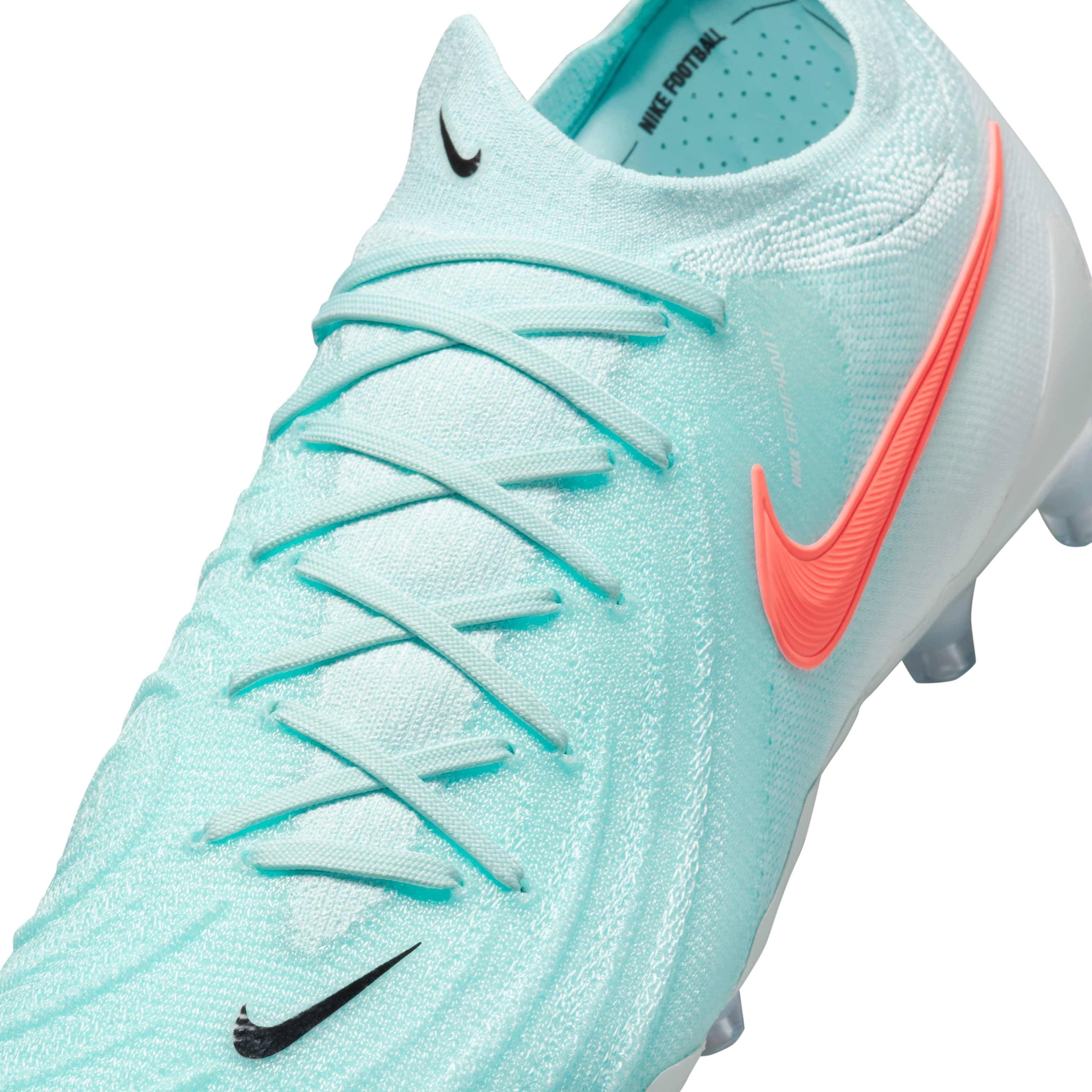 Nike Phantom GX 2 Elite AG "Mint/Off Noir/Atomic Red" Men's Soccer Cleat - MINT/OFF NOIR/RED Thumbnail View 8