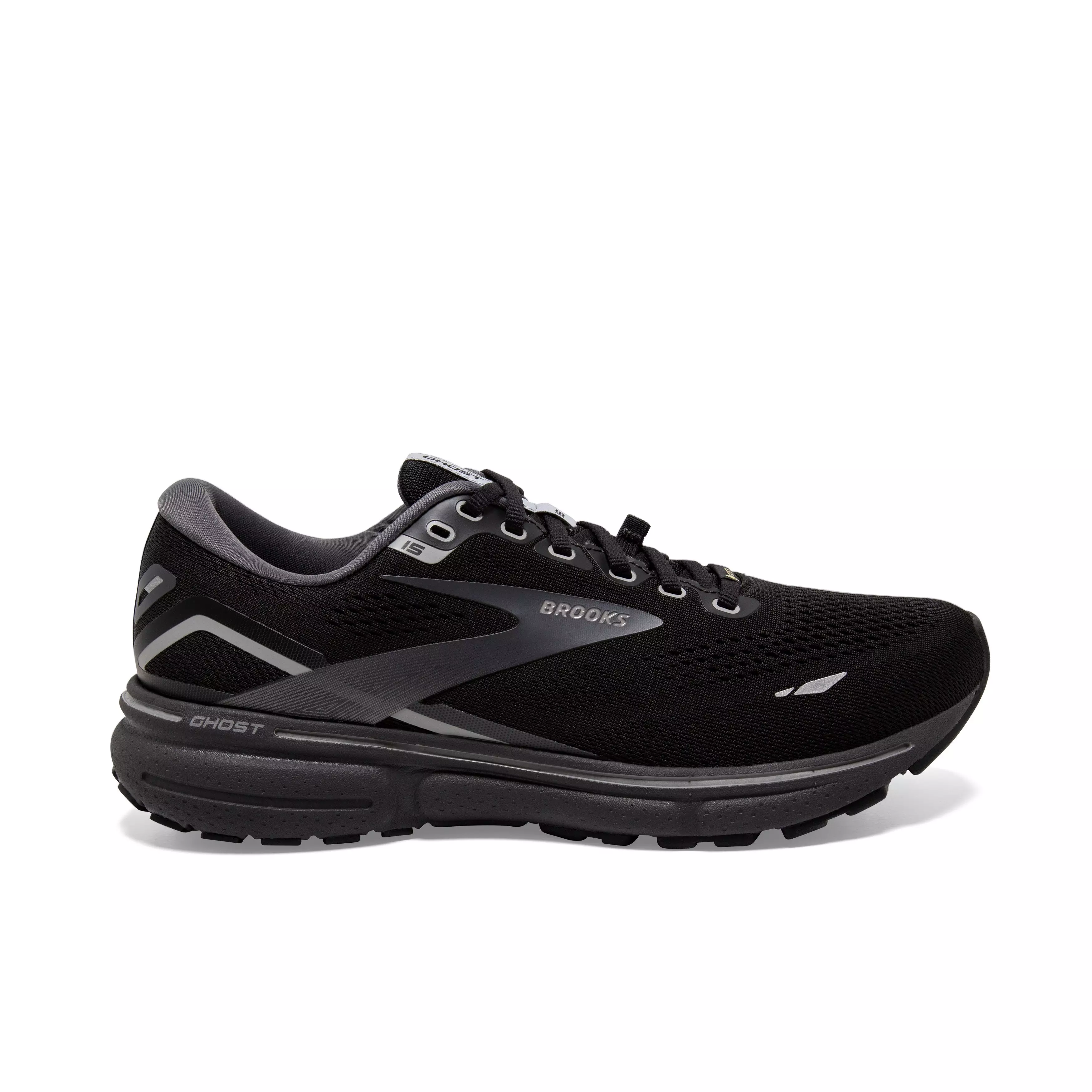 Brooks Ghost 15 GTX "Black/Blackened Pearl/Alloy" Women's Running Shoe - BLACK/BLACKENED PEARL/ALLOY