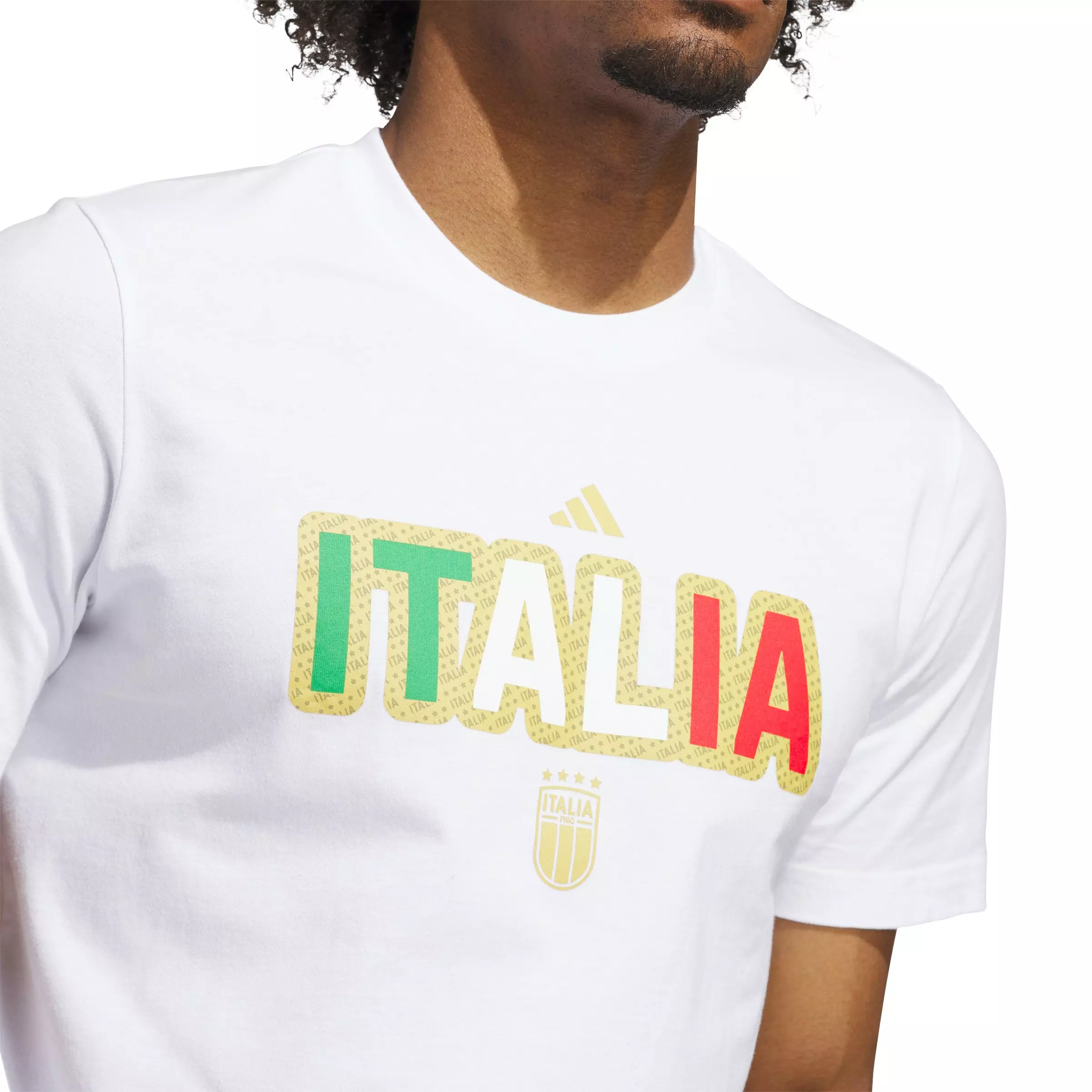 adidas Men's FIFA World Cup 26 Italy Home Graphic Tee -White - WHITE
